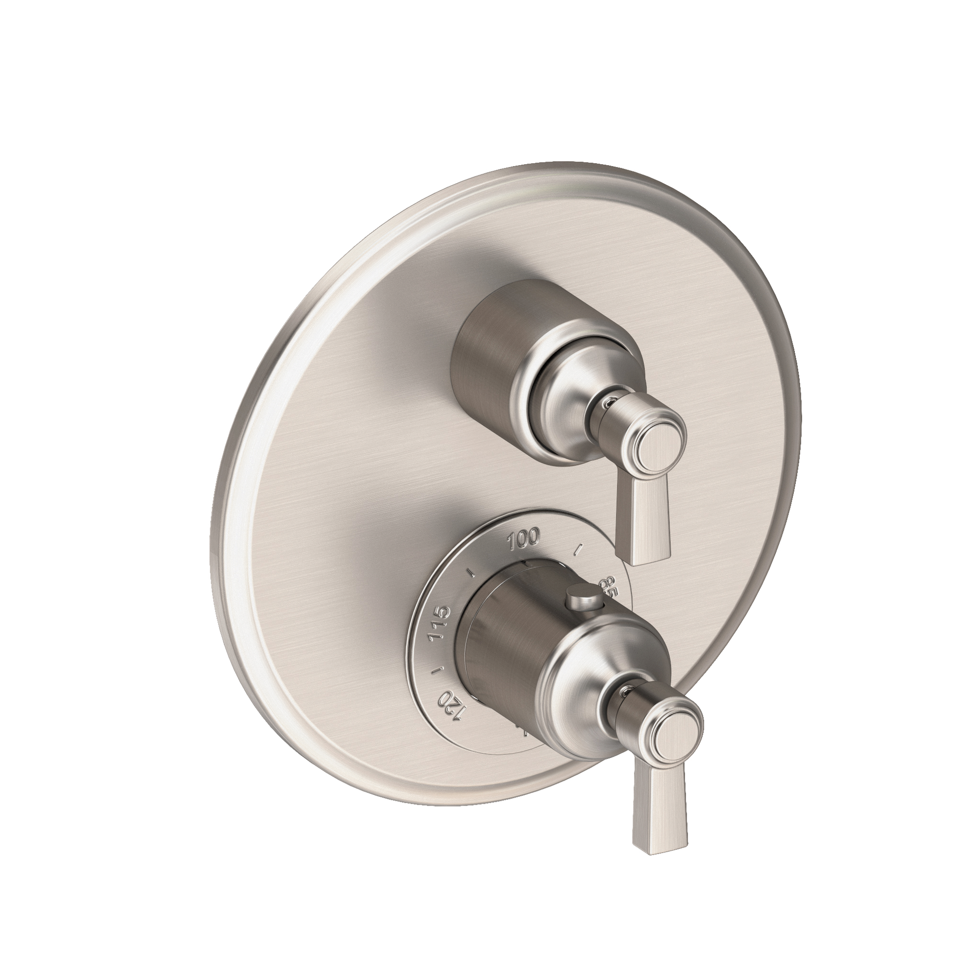 Newport Brass Astor® 1/2" Round Thermostatic Trim Plate with Handle 3-913TR