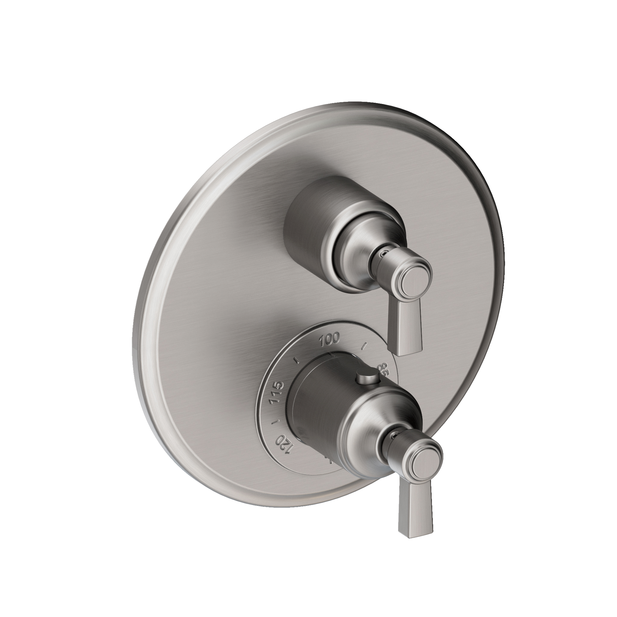 Newport Brass Astor® 1/2" Round Thermostatic Trim Plate with Handle 3-913TR