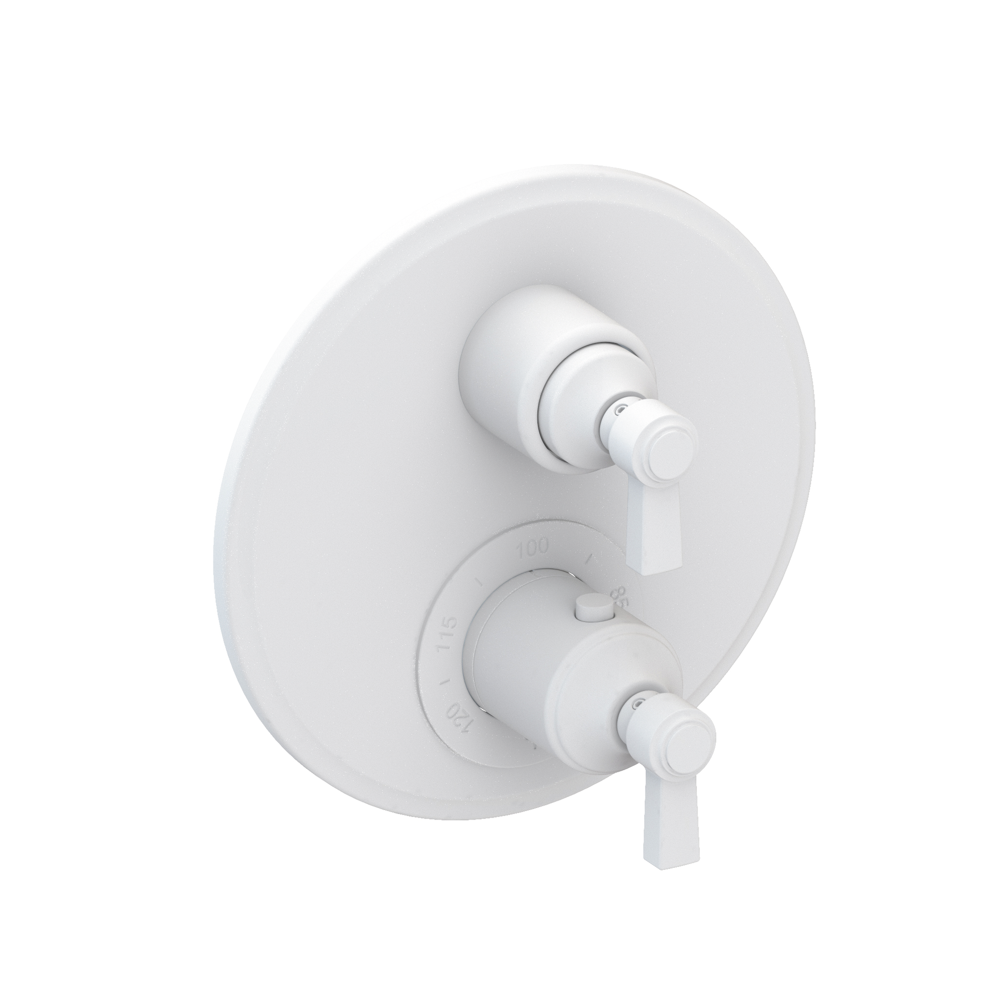 Newport Brass Astor® 1/2" Round Thermostatic Trim Plate with Handle 3-913TR