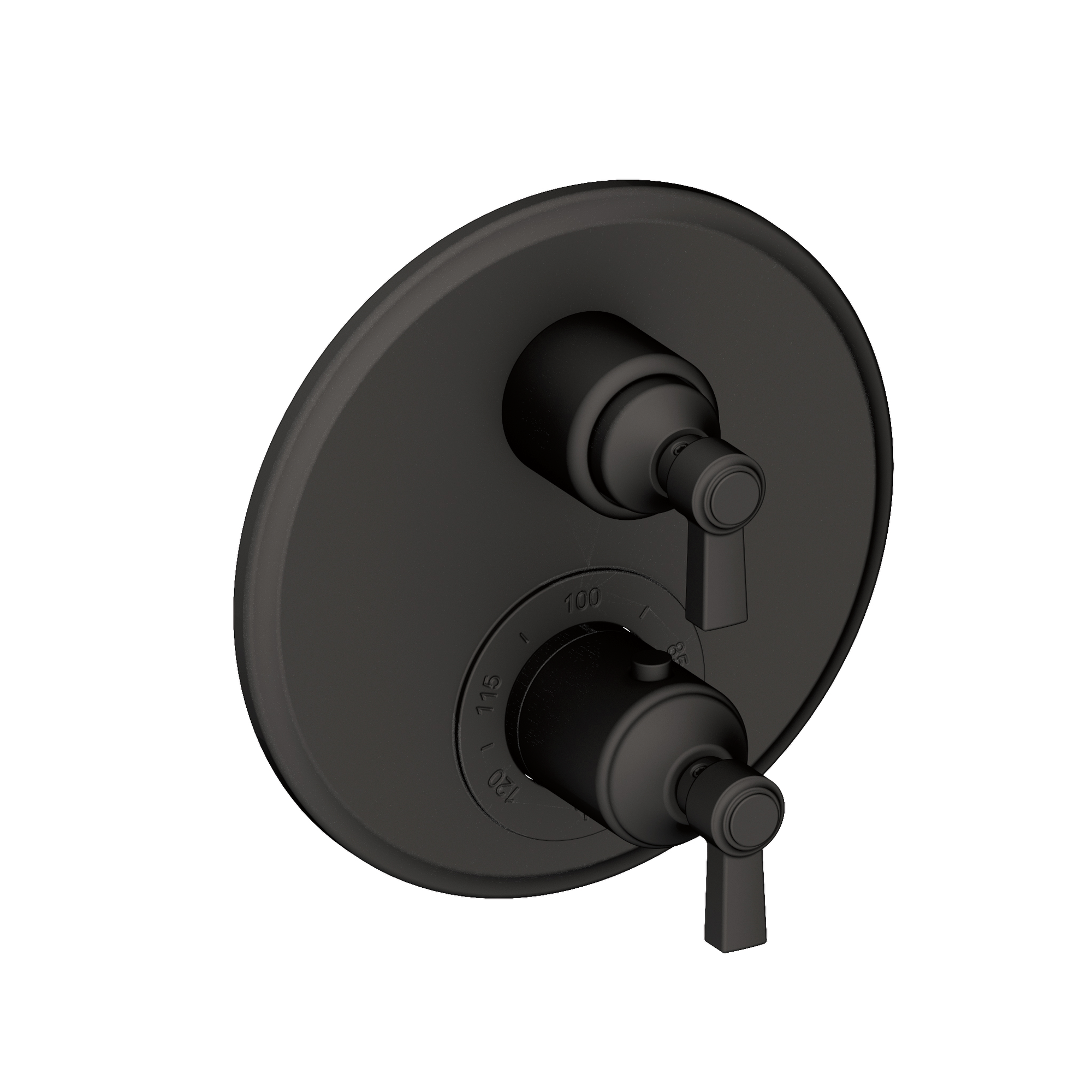 Newport Brass Astor® 1/2" Round Thermostatic Trim Plate with Handle 3-913TR