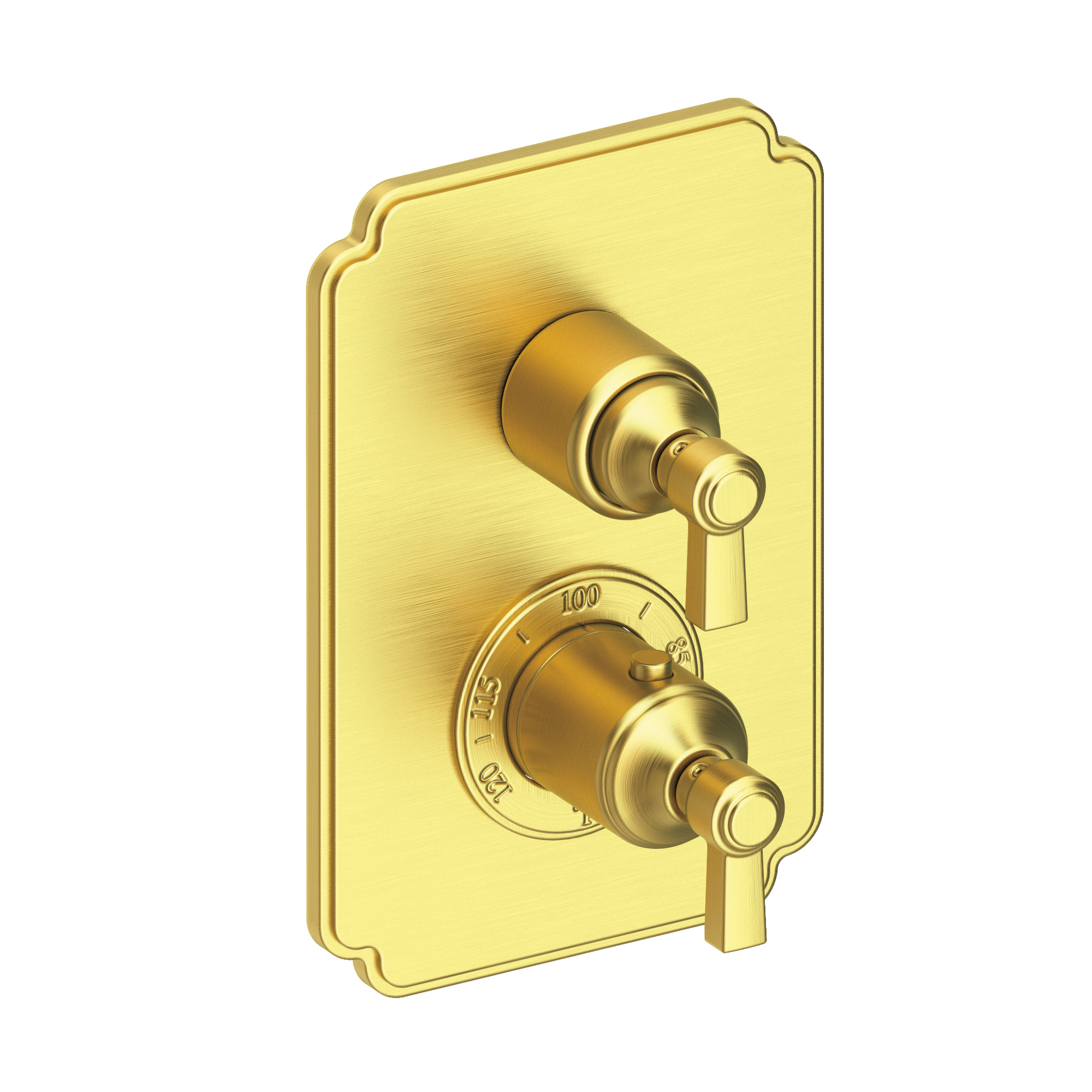 Newport Brass Astor® 1/2" Square Thermostatic Trim Plate with Handle 3-913TS