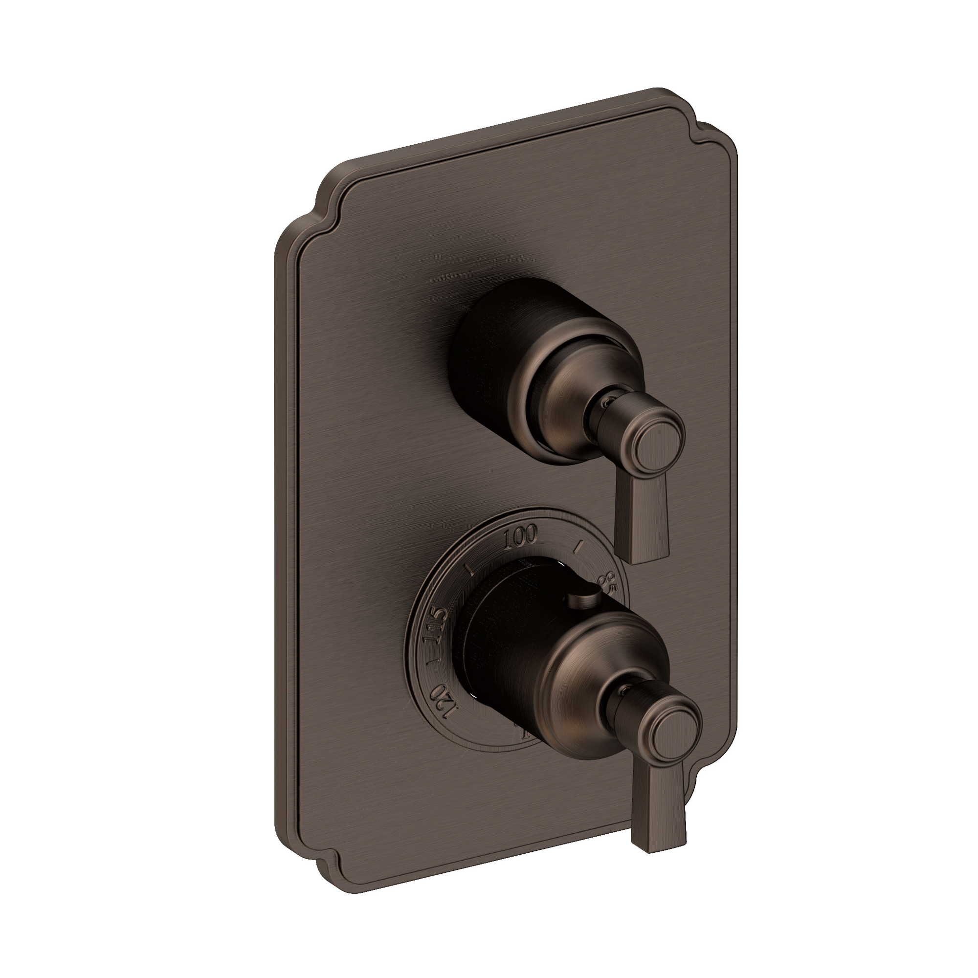 Newport Brass Astor® 1/2" Square Thermostatic Trim Plate with Handle 3-913TS