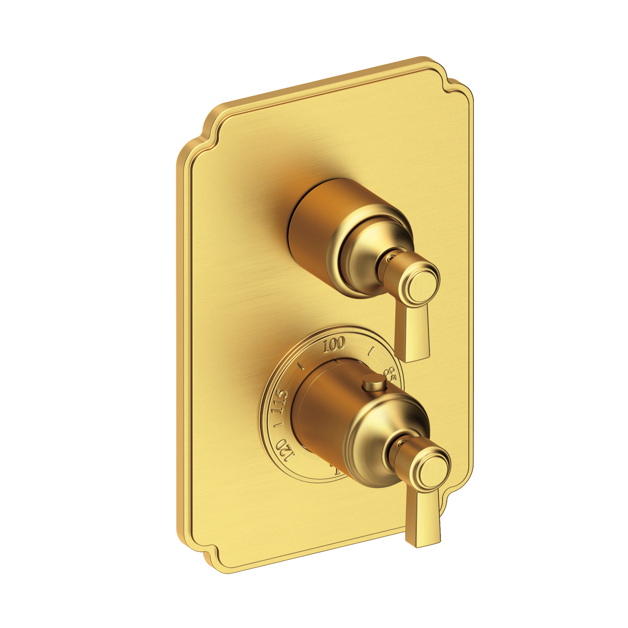 Newport Brass Astor® 1/2" Square Thermostatic Trim Plate with Handle 3-913TS