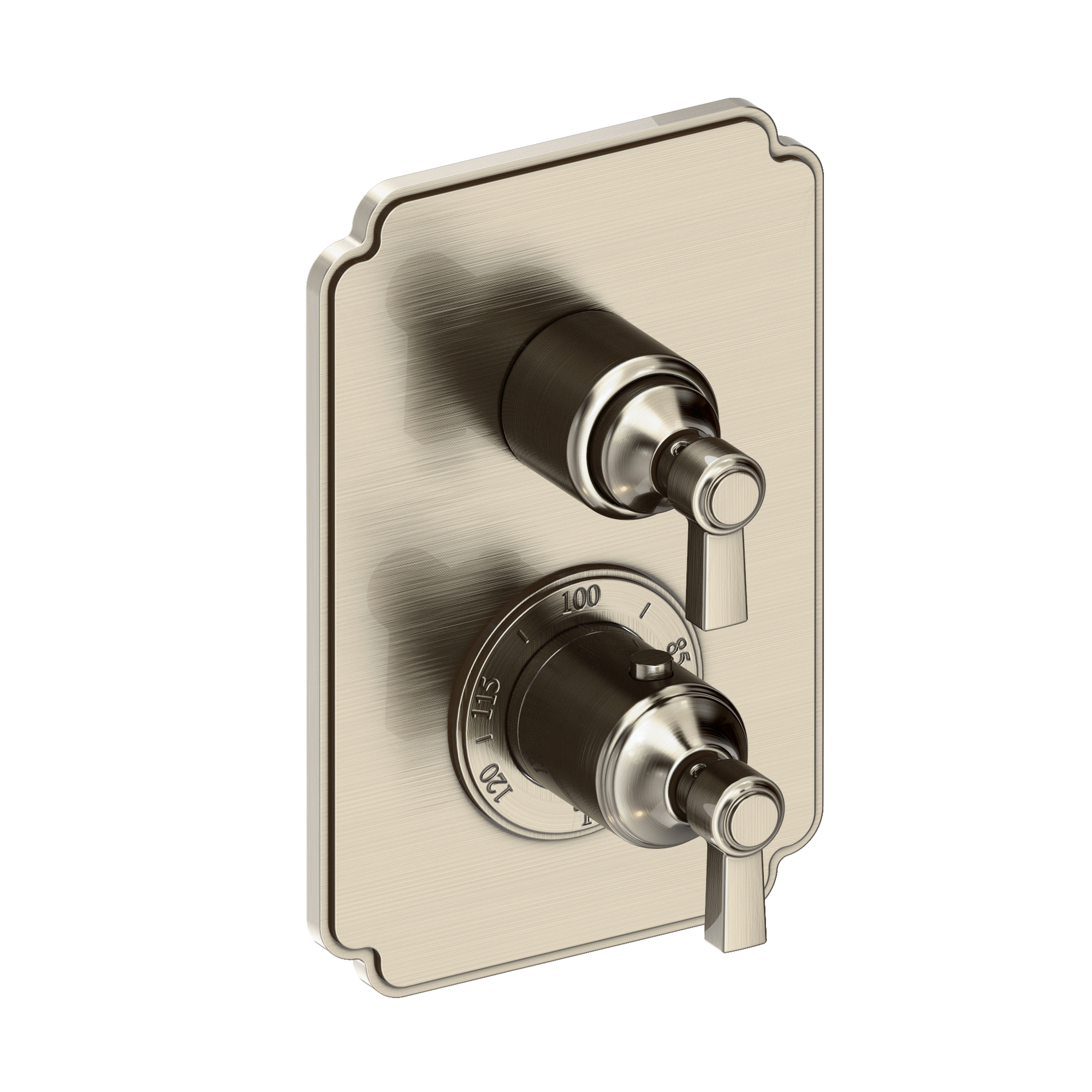 Newport Brass Astor® 1/2" Square Thermostatic Trim Plate with Handle 3-913TS