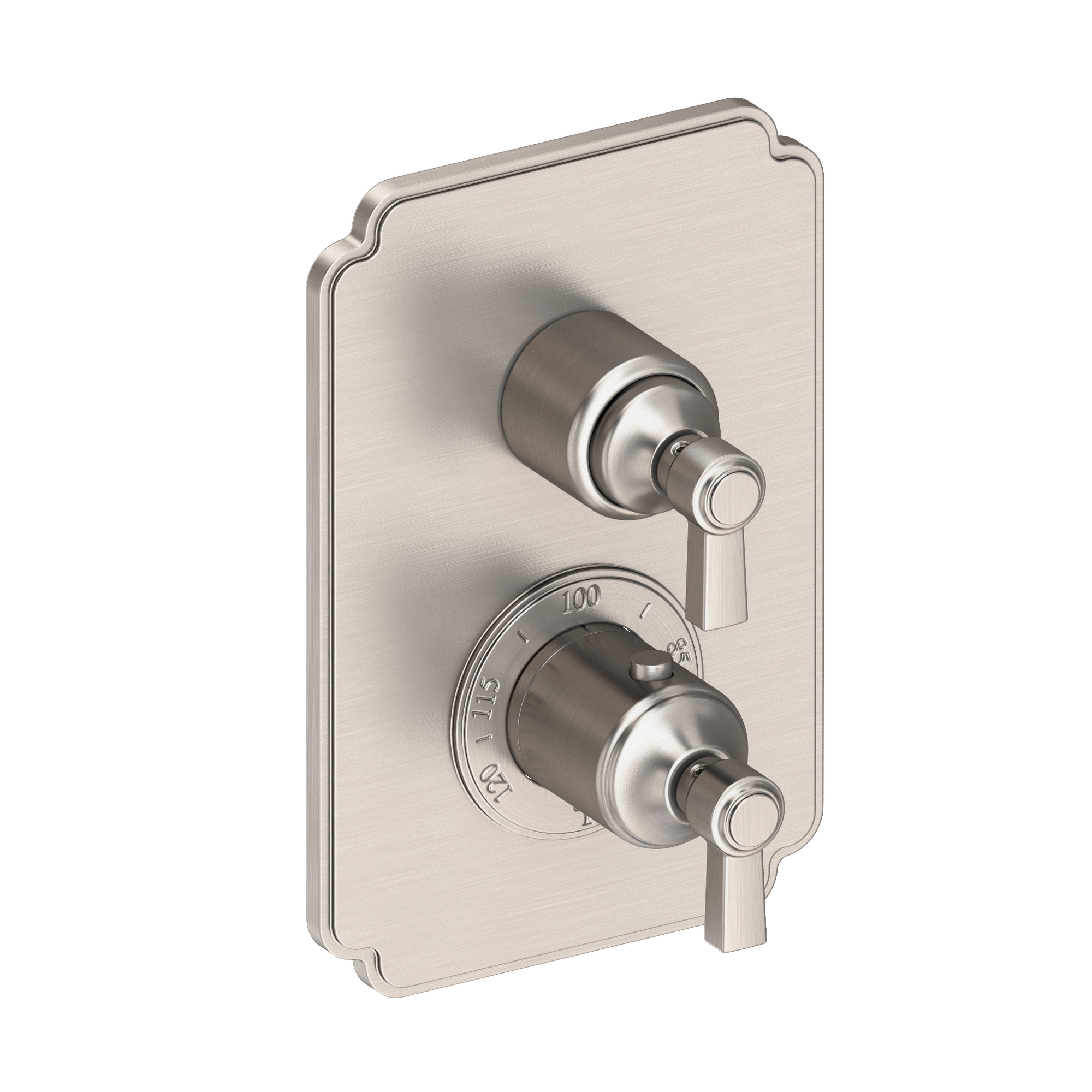 Newport Brass Astor® 1/2" Square Thermostatic Trim Plate with Handle 3-913TS