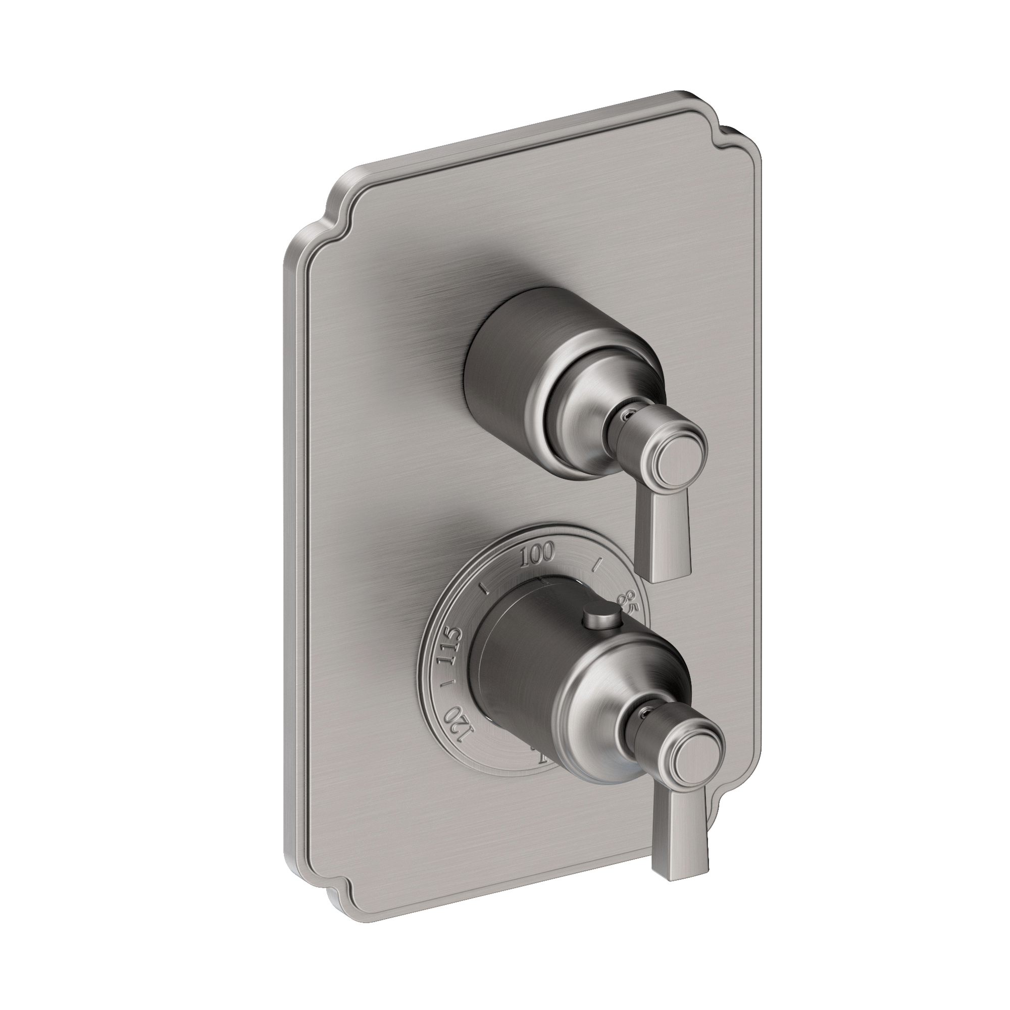 Newport Brass Astor® 1/2" Square Thermostatic Trim Plate with Handle 3-913TS