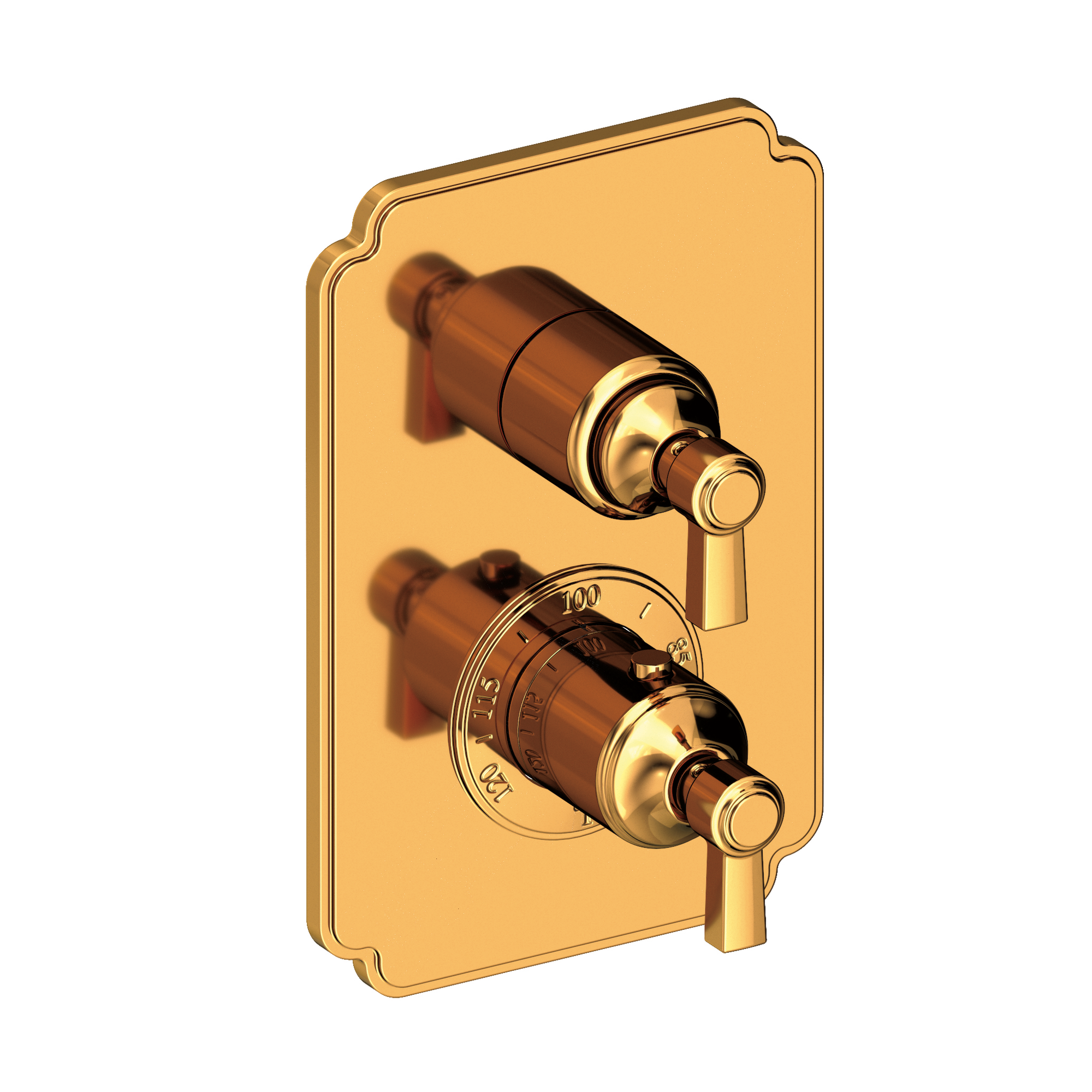 Newport Brass Astor® 1/2" Square Thermostatic Trim Plate with Handle 3-913TS