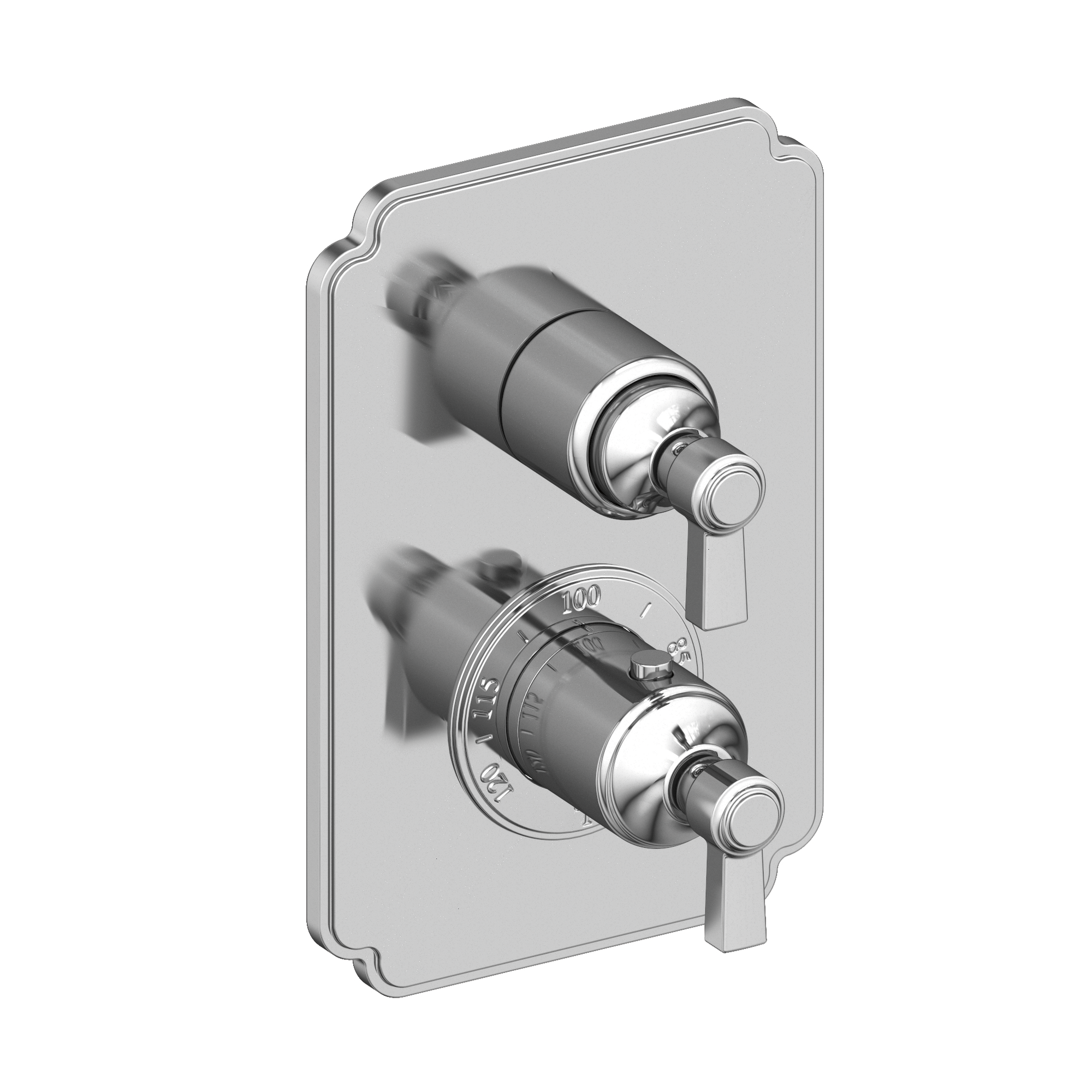 Newport Brass Astor® 1/2" Square Thermostatic Trim Plate with Handle 3-913TS