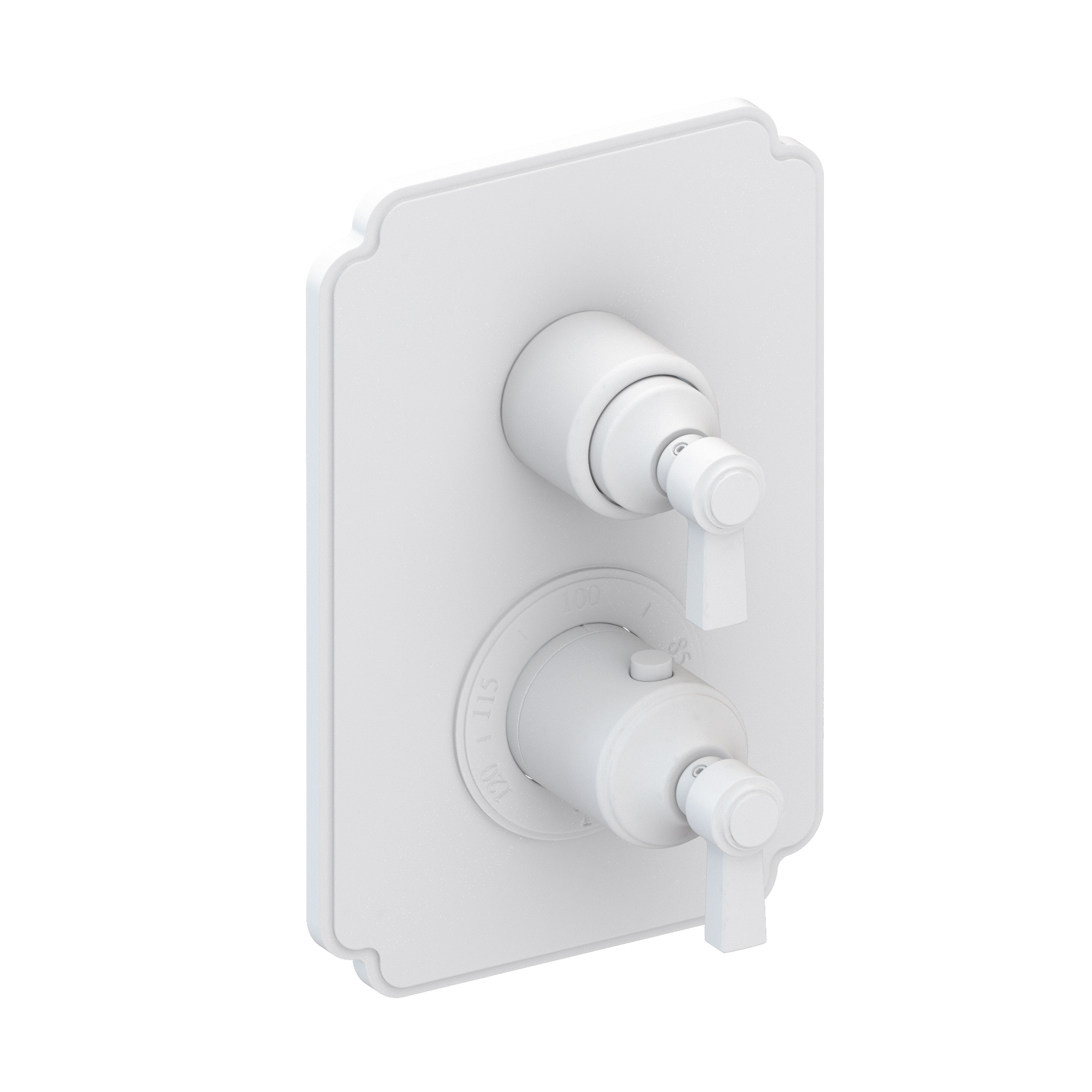 Newport Brass Astor® 1/2" Square Thermostatic Trim Plate with Handle 3-913TS