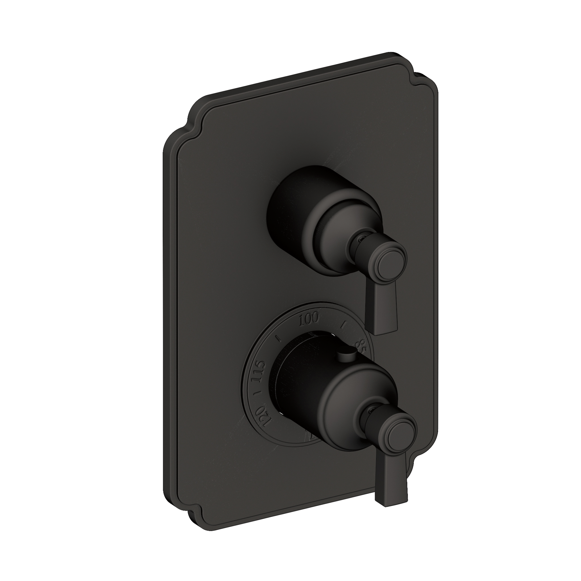 Newport Brass Astor® 1/2" Square Thermostatic Trim Plate with Handle 3-913TS