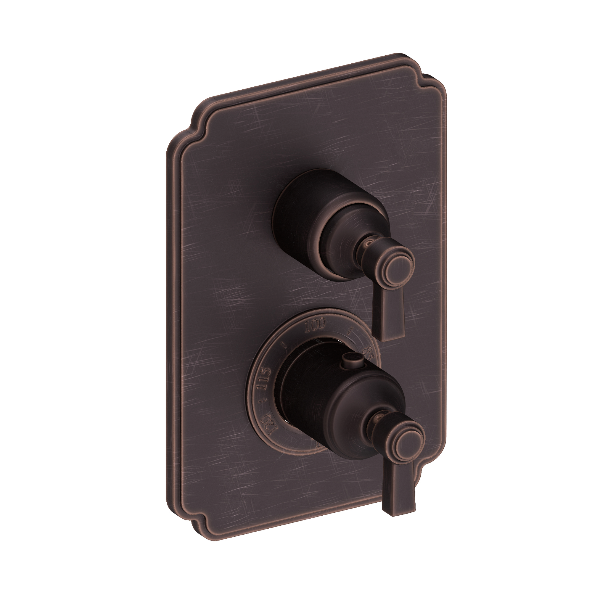Newport Brass Astor® 1/2" Square Thermostatic Trim Plate with Handle 3-913TS