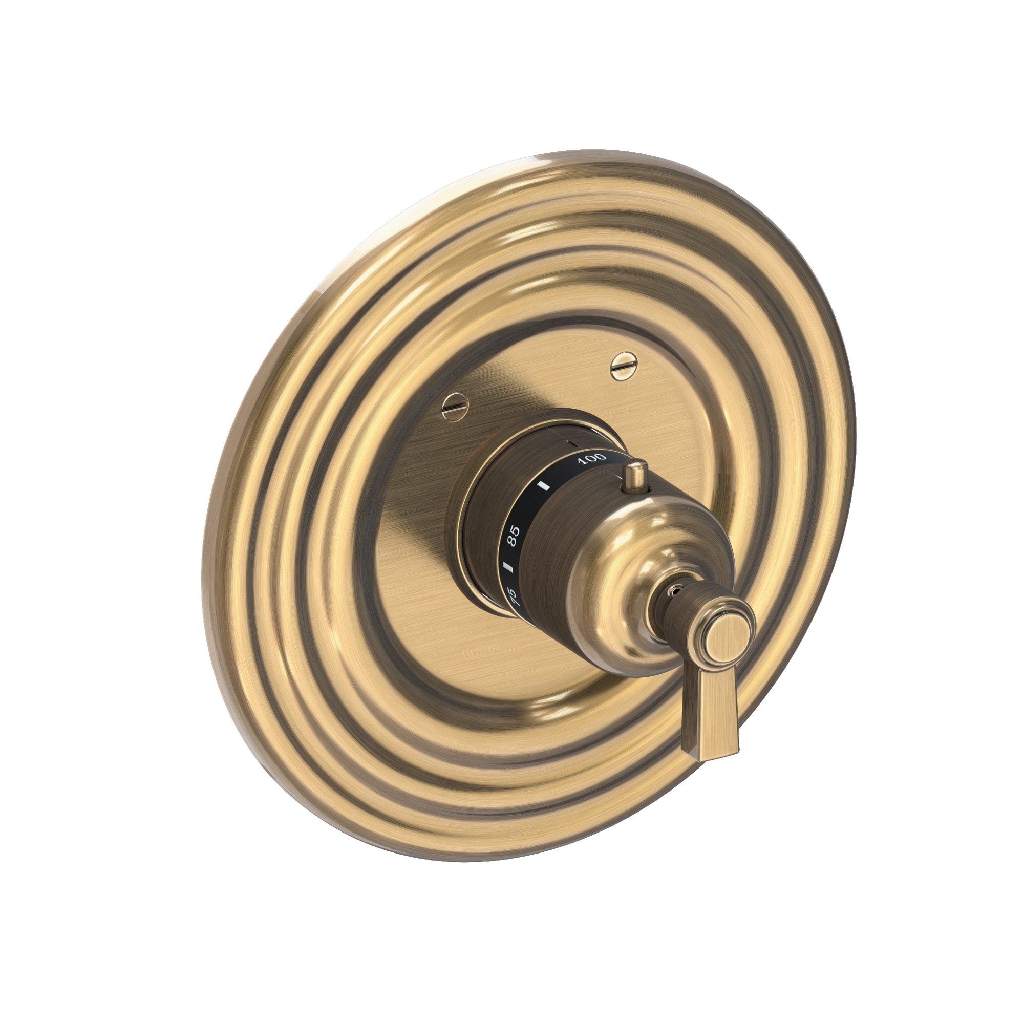 Newport Brass Astor® 3/4" Round Thermostatic Trim Plate with Handle