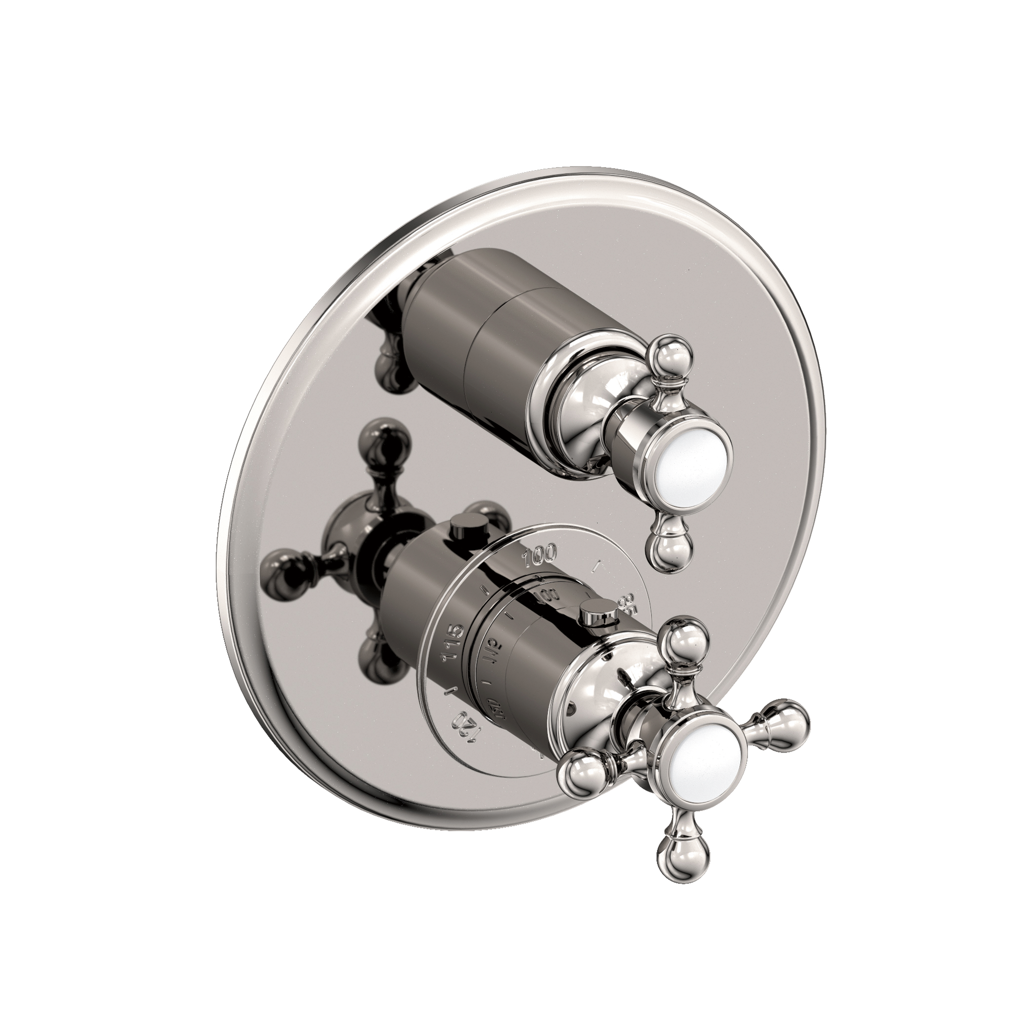 Newport Brass Astor® 1/2" Round Thermostatic Trim Plate with Handle 3-913TR