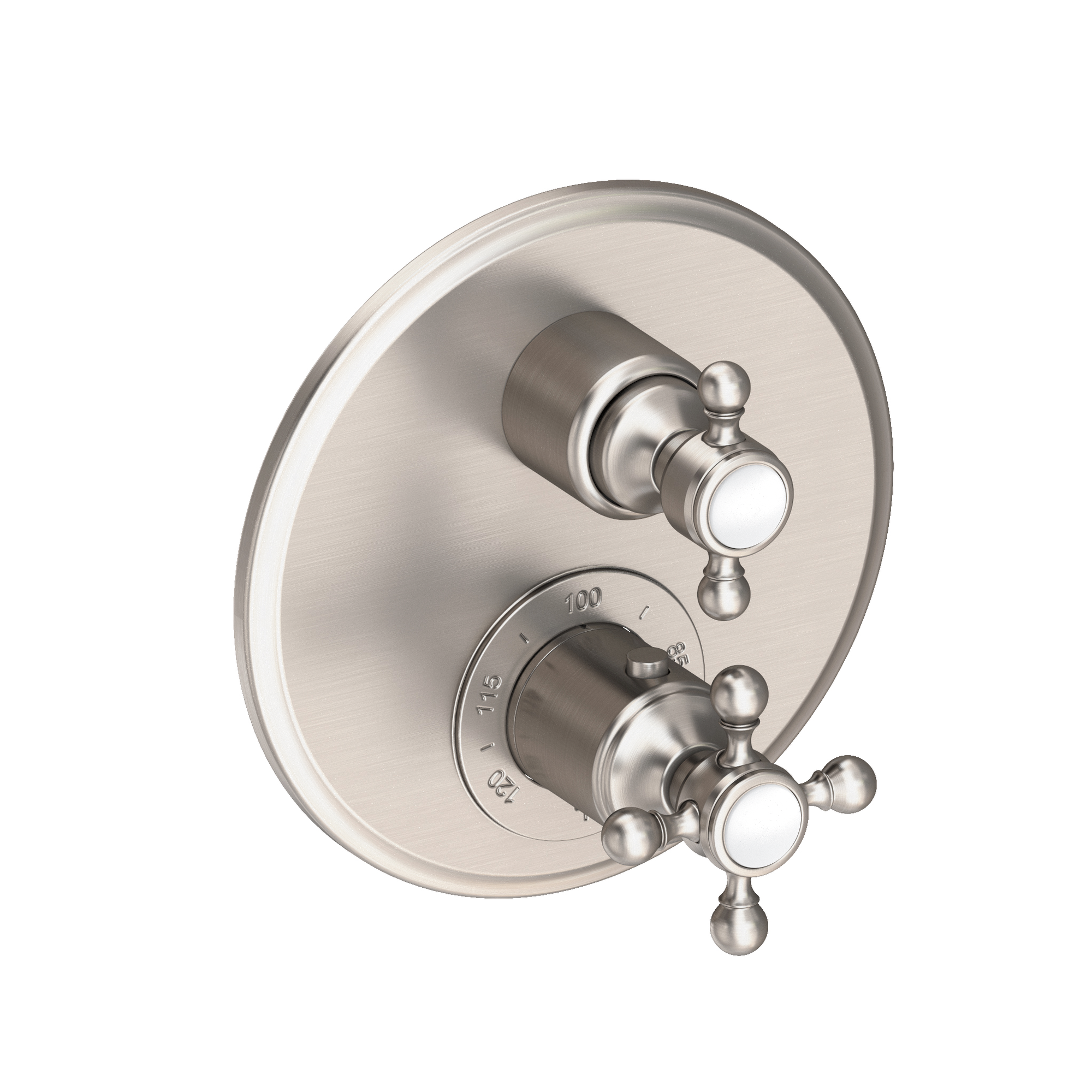 Newport Brass Astor® 1/2" Round Thermostatic Trim Plate with Handle 3-913TR