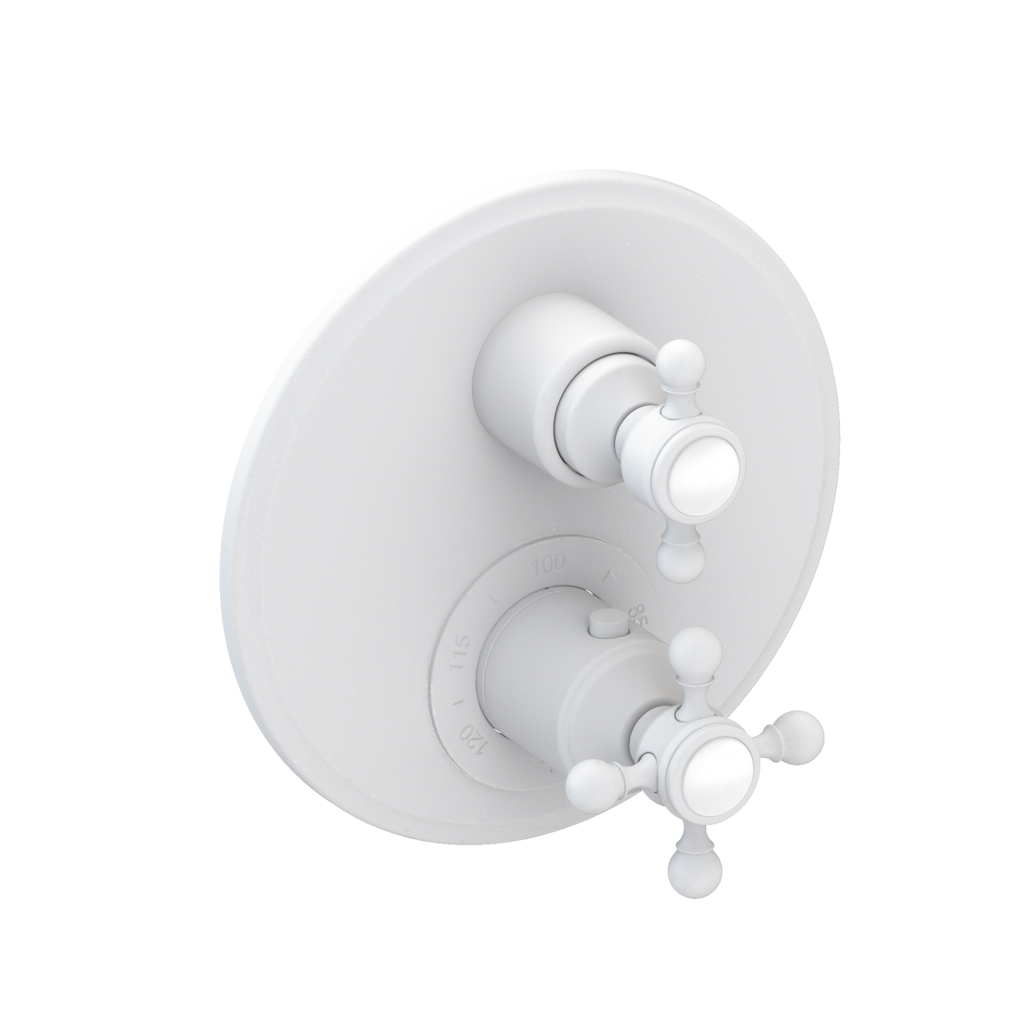 Newport Brass Astor® 1/2" Round Thermostatic Trim Plate with Handle 3-913TR
