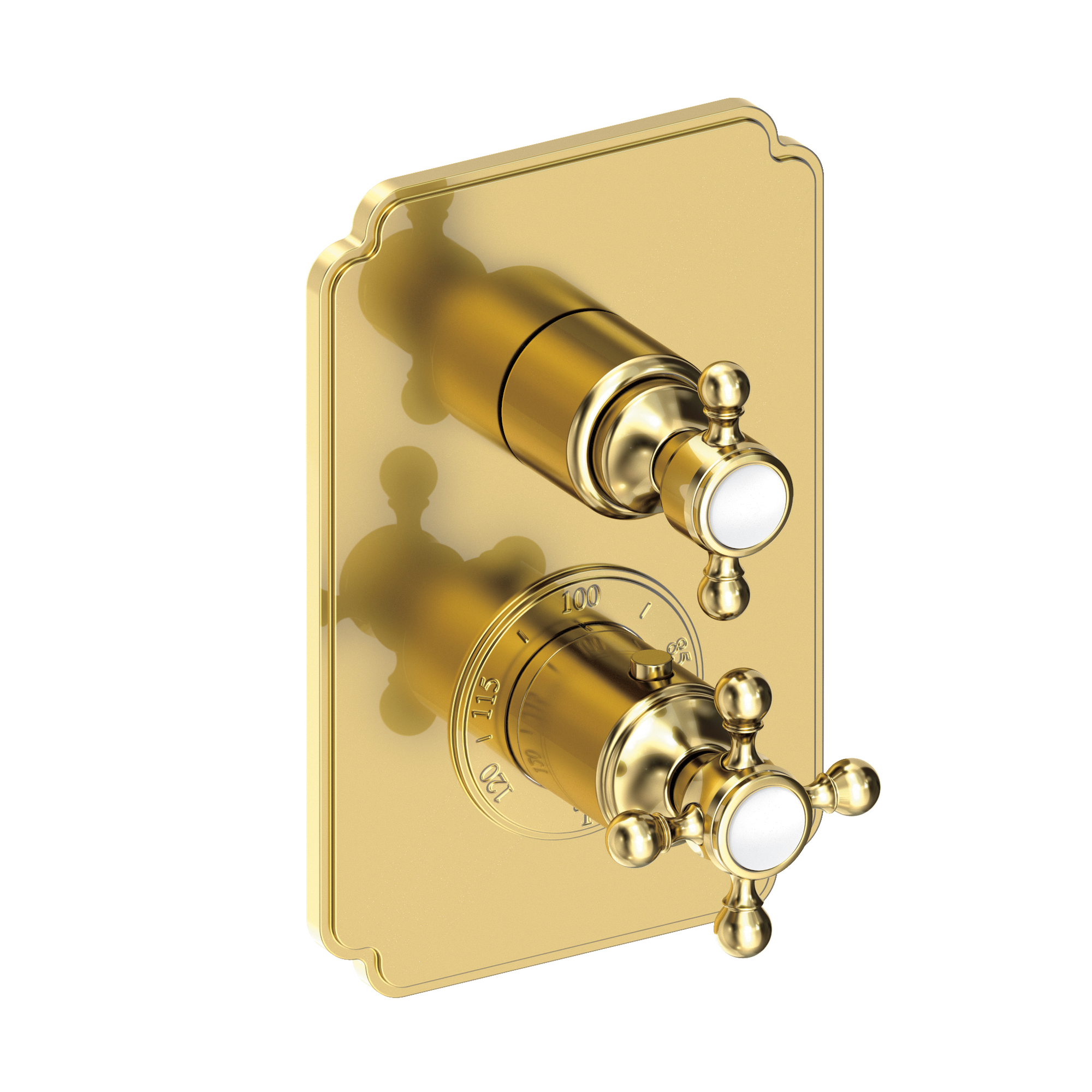 Newport Brass Astor® 1/2" Square Thermostatic Trim Plate with Handle 3-913TS