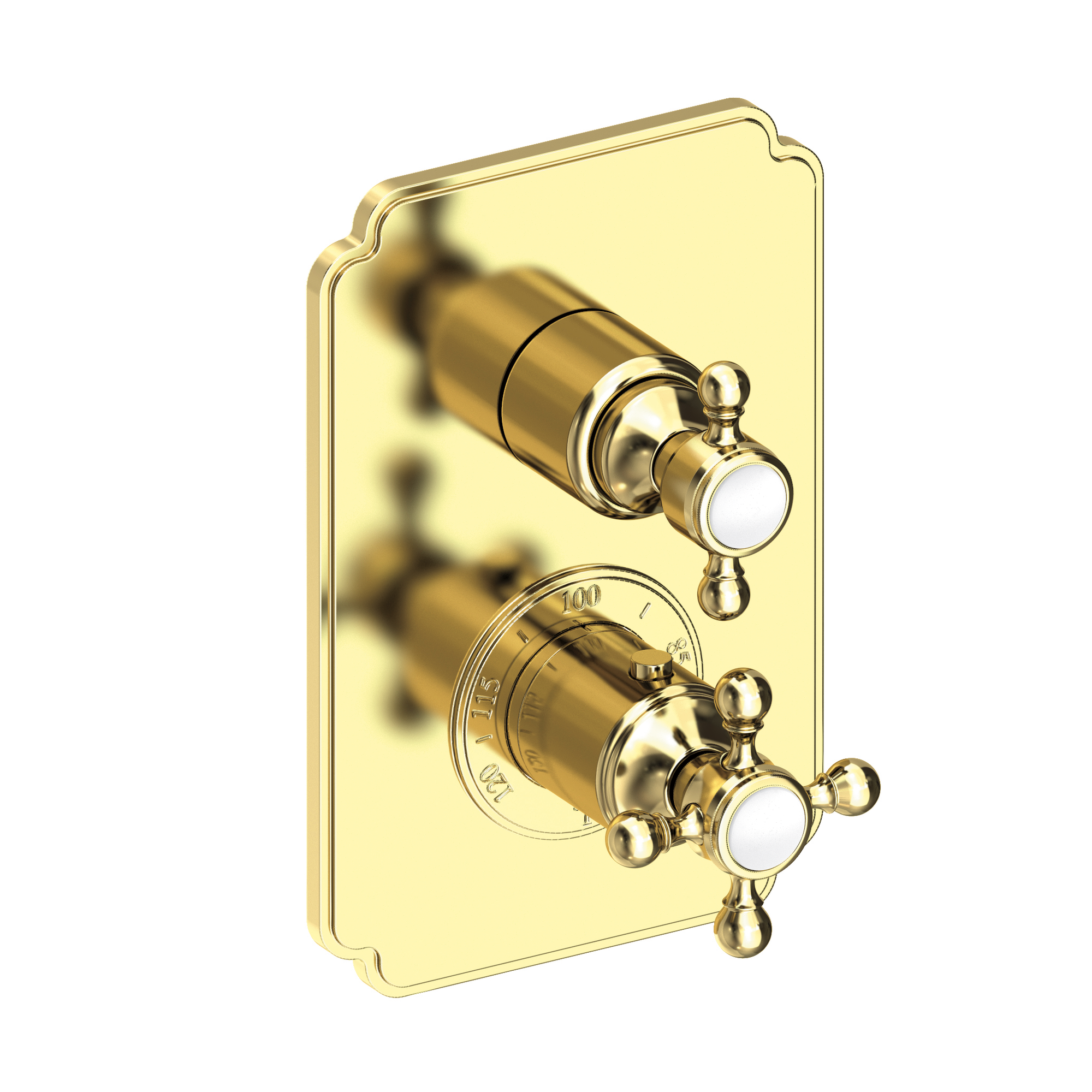 Newport Brass Astor® 1/2" Square Thermostatic Trim Plate with Handle 3-913TS
