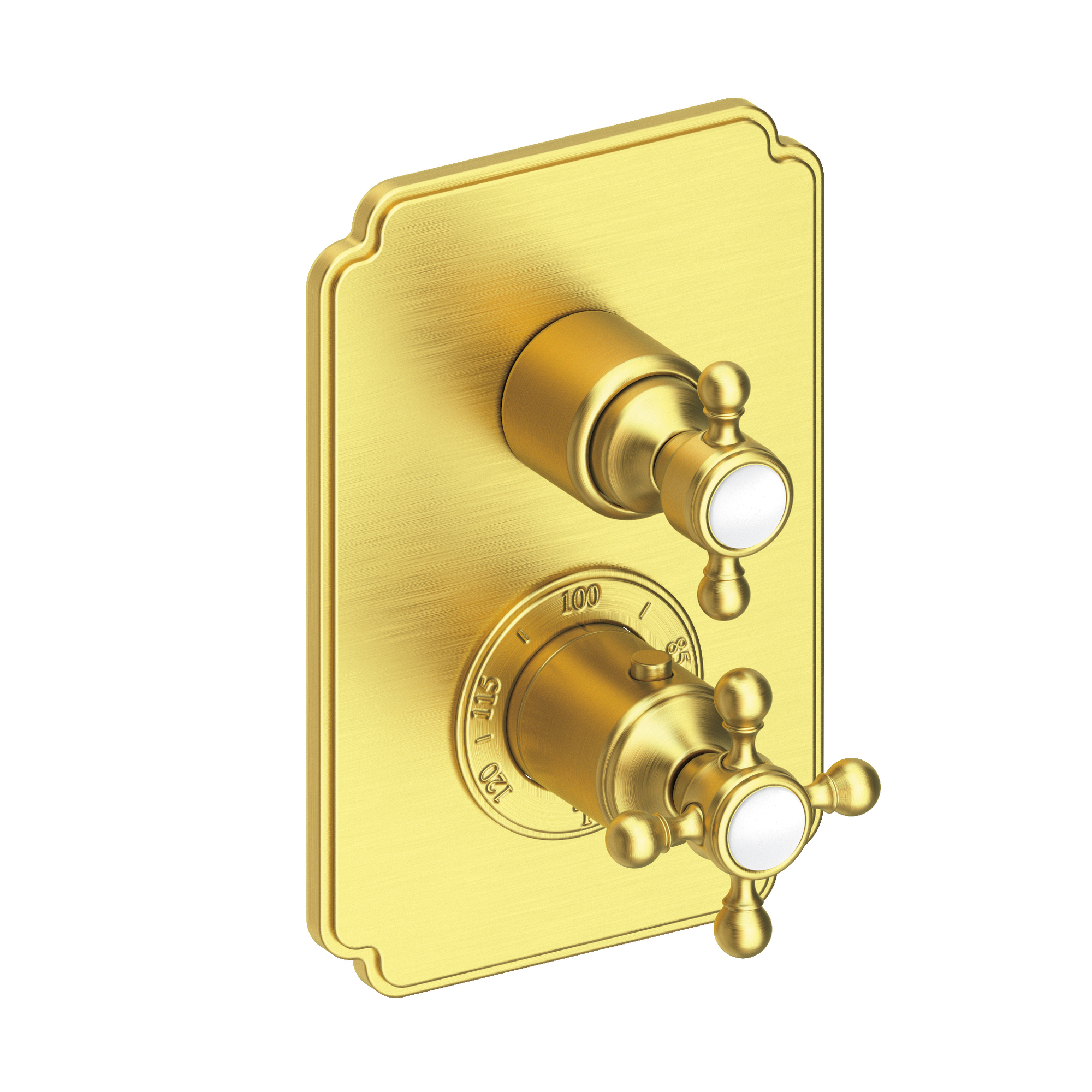 Newport Brass Astor® 1/2" Square Thermostatic Trim Plate with Handle 3-913TS
