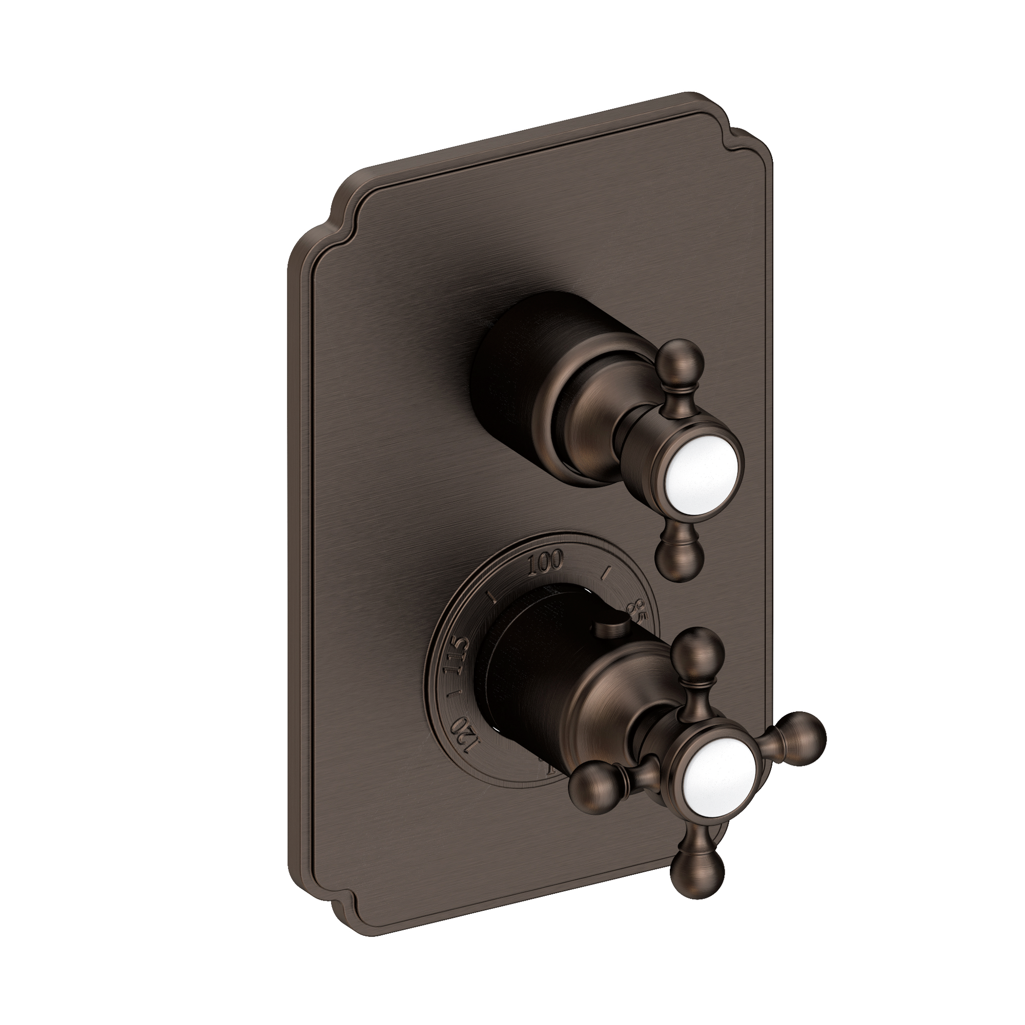 Newport Brass Astor® 1/2" Square Thermostatic Trim Plate with Handle 3-913TS