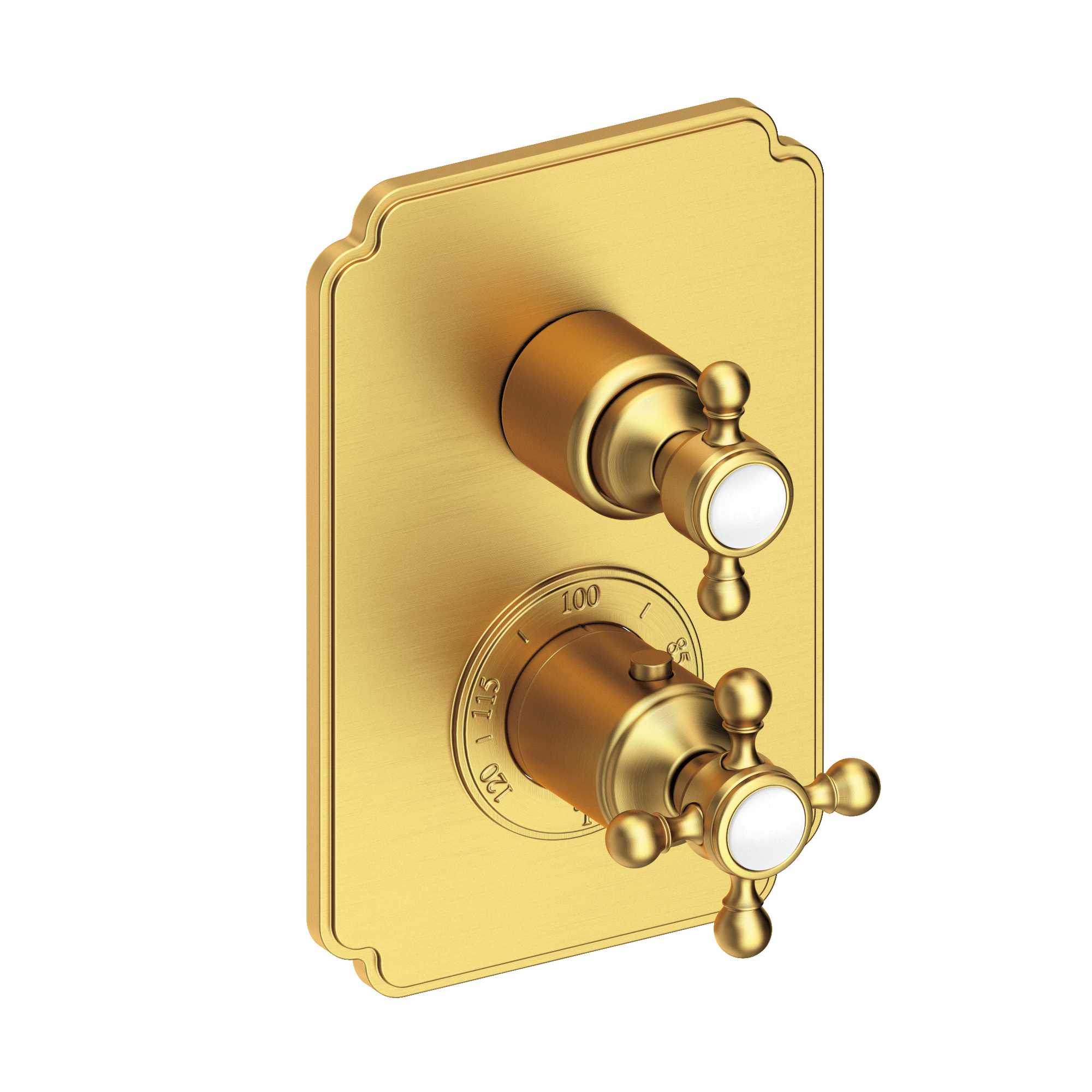 Newport Brass Astor® 1/2" Square Thermostatic Trim Plate with Handle 3-913TS