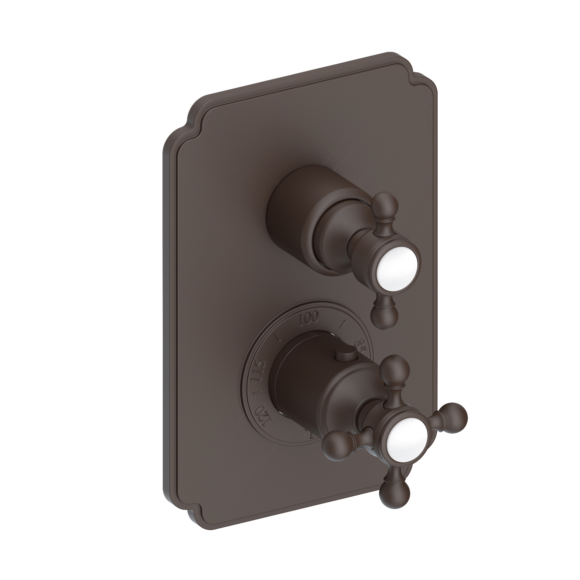 Newport Brass Astor® 1/2" Square Thermostatic Trim Plate with Handle 3-913TS