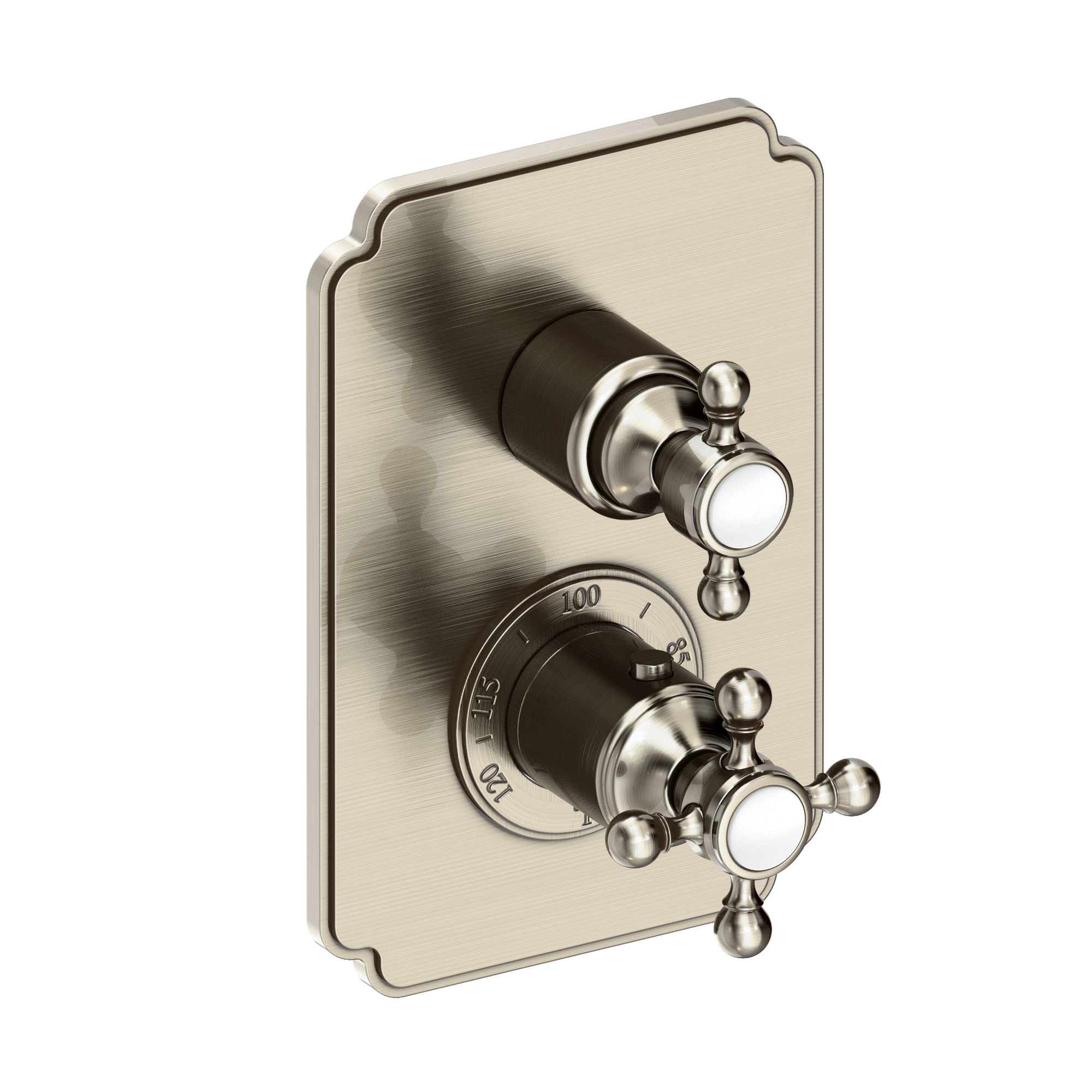 Newport Brass Astor® 1/2" Square Thermostatic Trim Plate with Handle 3-913TS