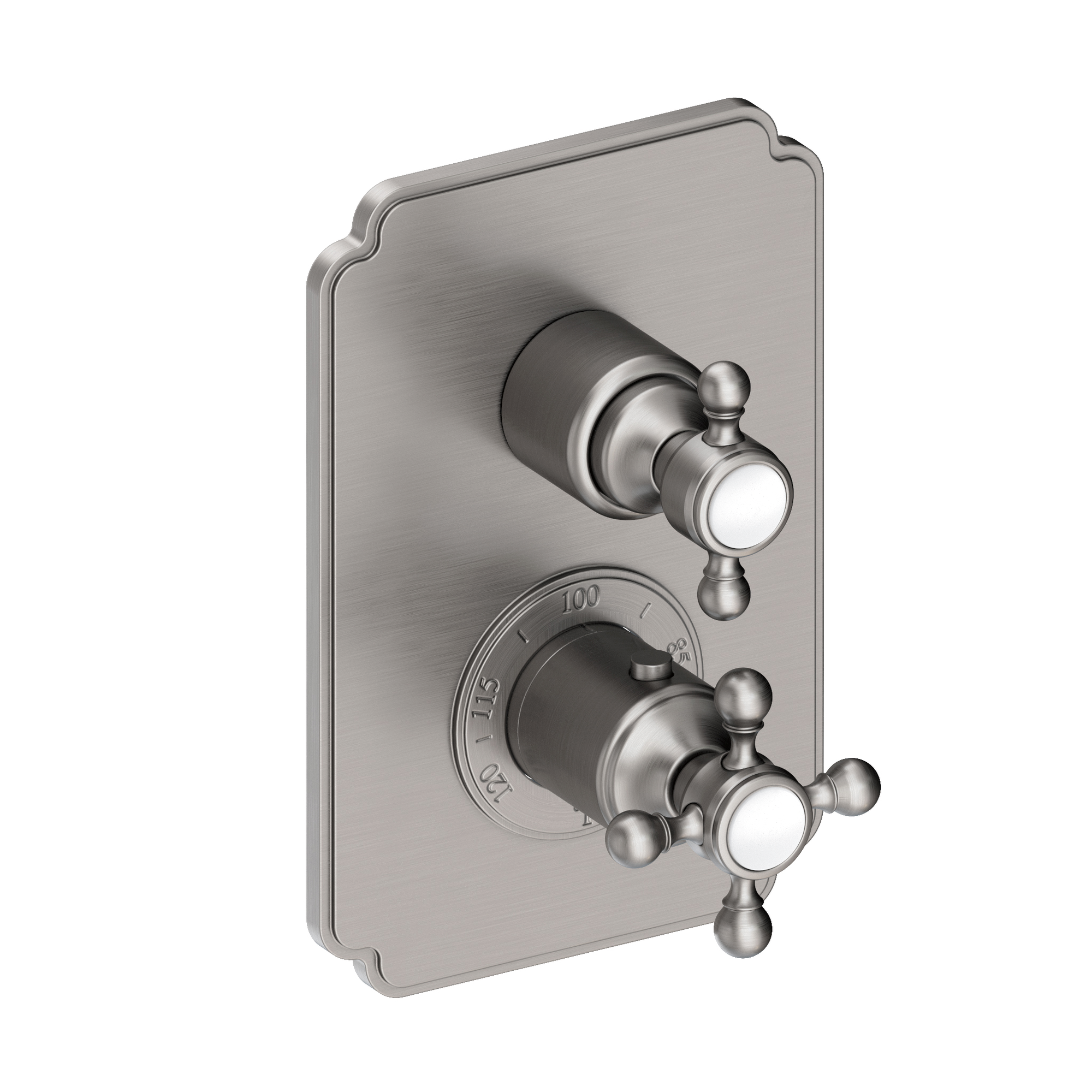 Newport Brass Astor® 1/2" Square Thermostatic Trim Plate with Handle 3-913TS