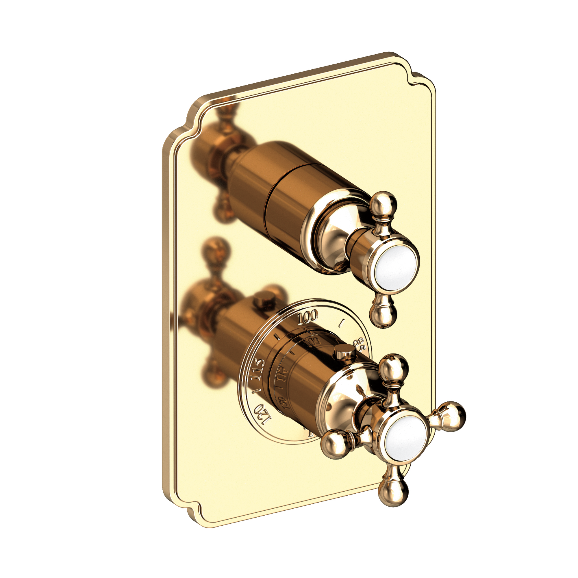 Newport Brass Astor® 1/2" Square Thermostatic Trim Plate with Handle 3-913TS