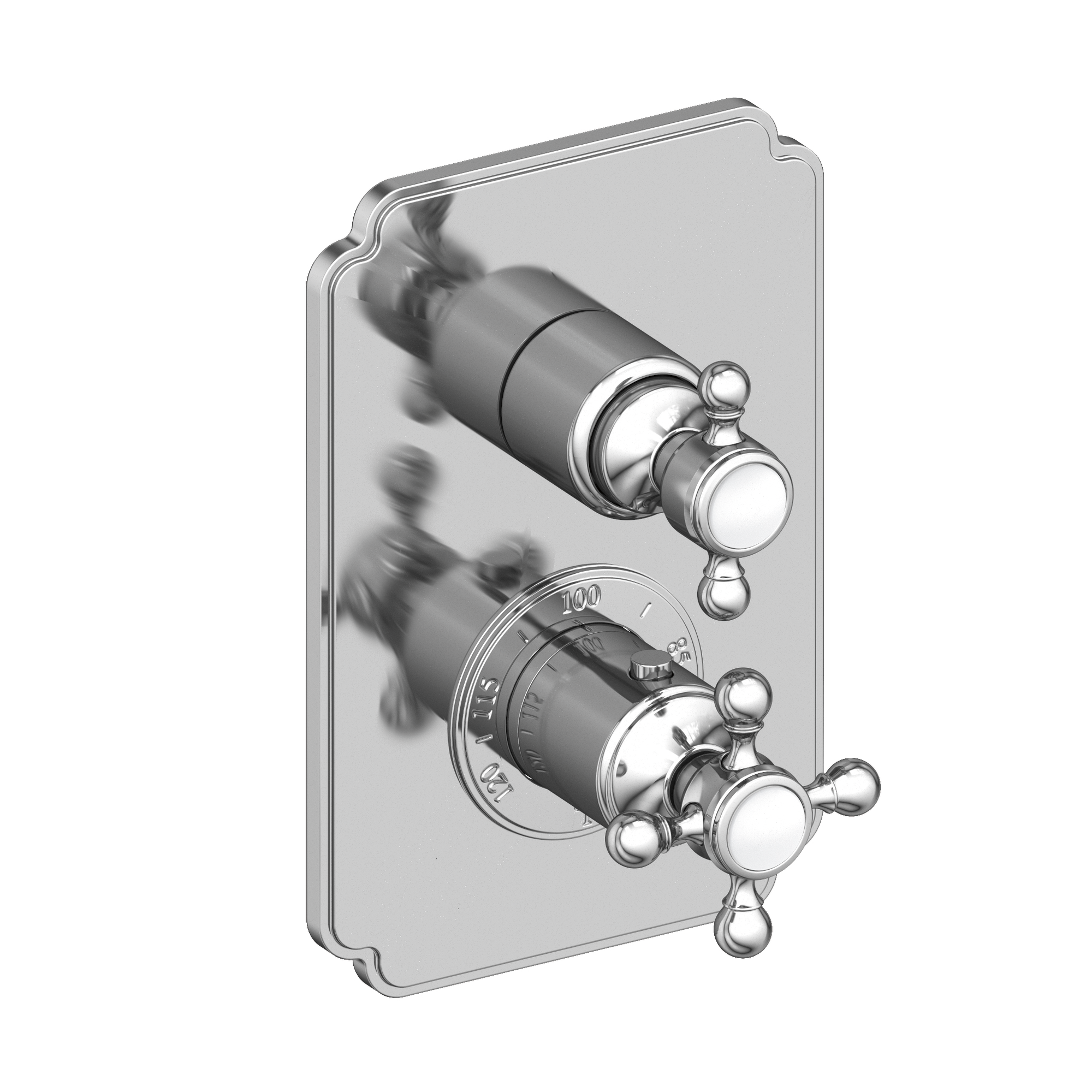 Newport Brass Astor® 1/2" Square Thermostatic Trim Plate with Handle 3-913TS