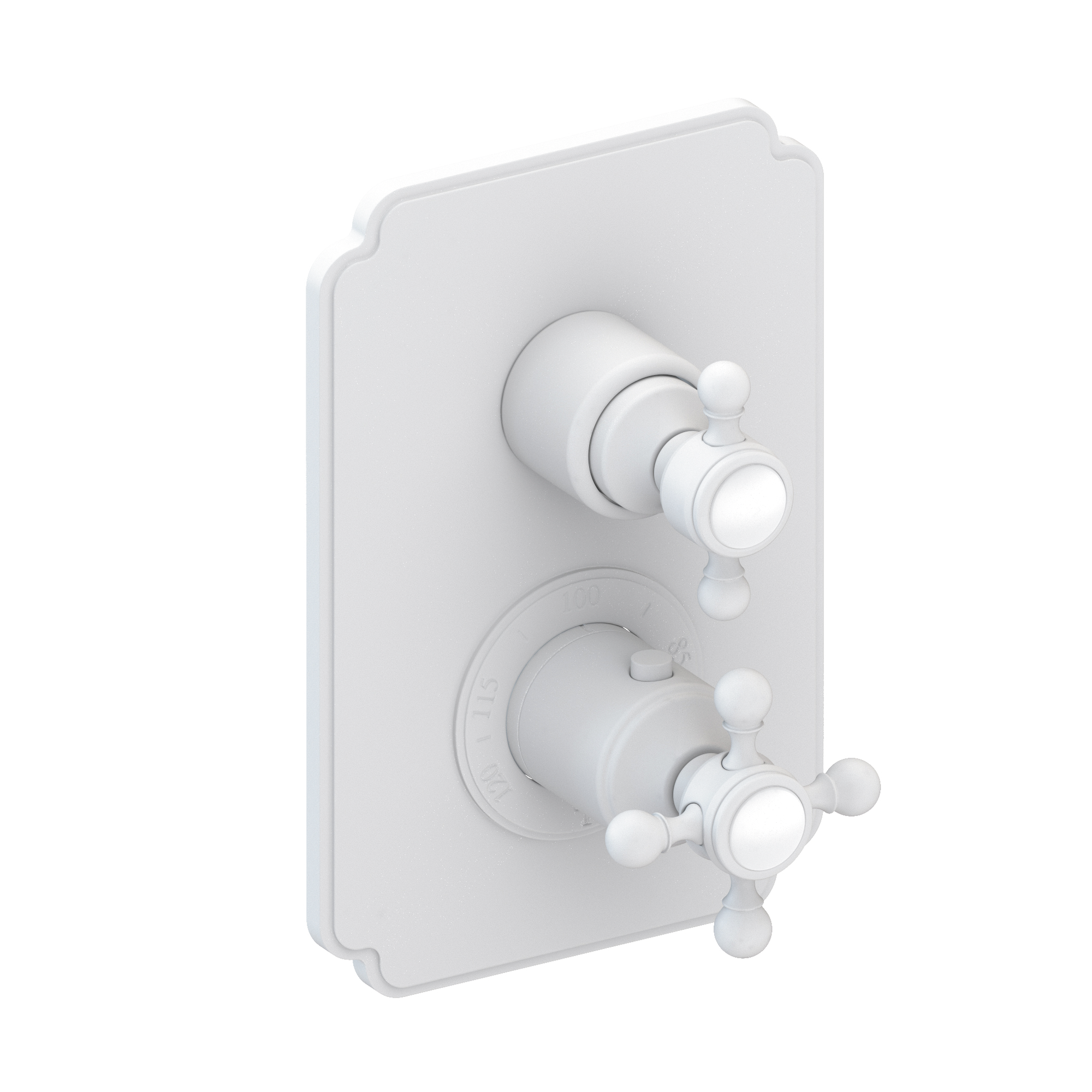 Newport Brass Astor® 1/2" Square Thermostatic Trim Plate with Handle 3-913TS