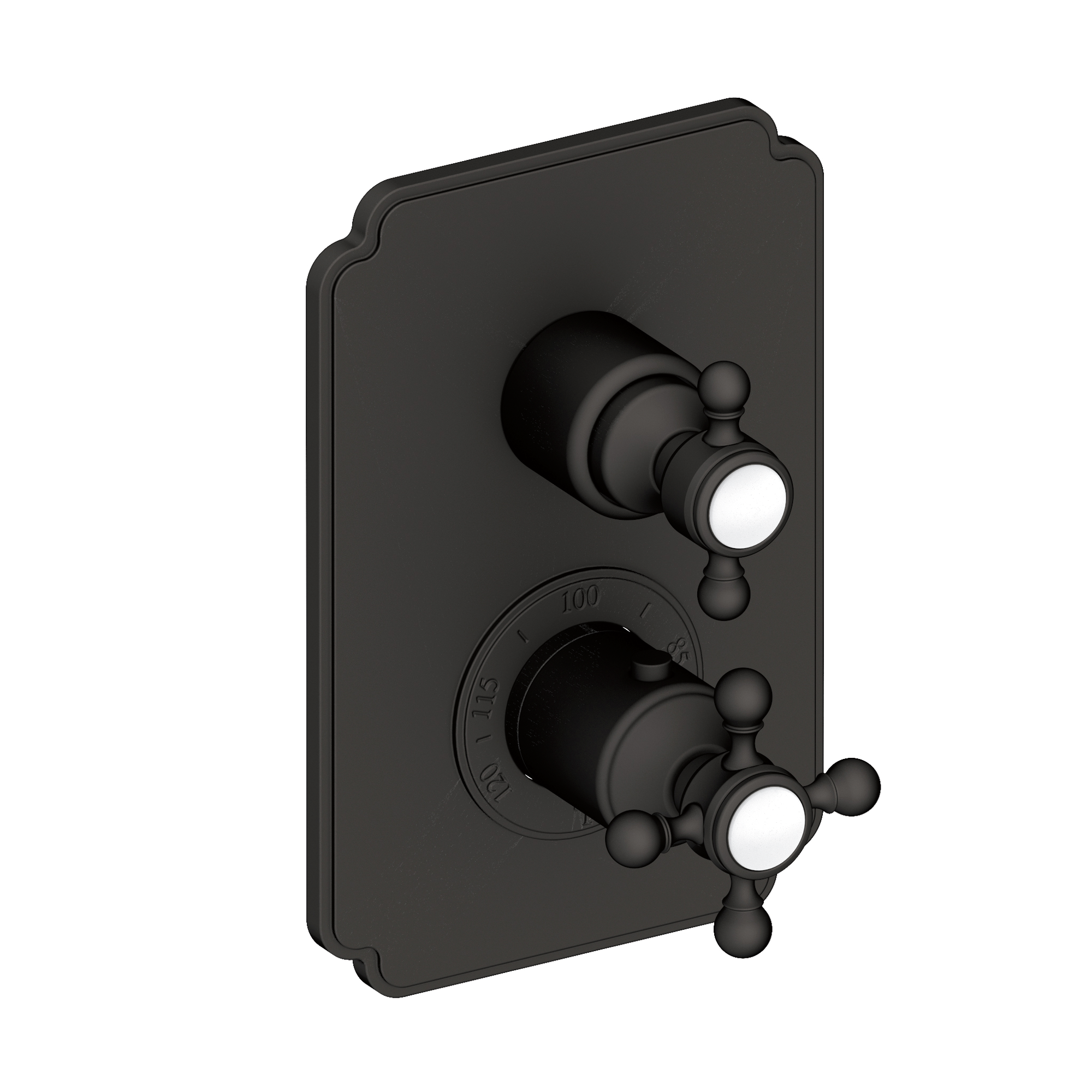 Newport Brass Astor® 1/2" Square Thermostatic Trim Plate with Handle 3-913TS