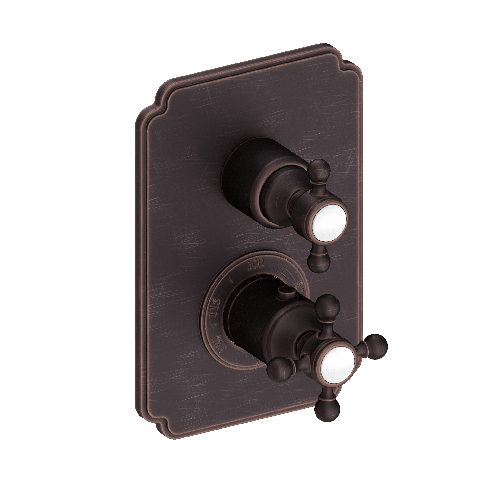 Newport Brass Astor® 1/2" Square Thermostatic Trim Plate with Handle 3-913TS