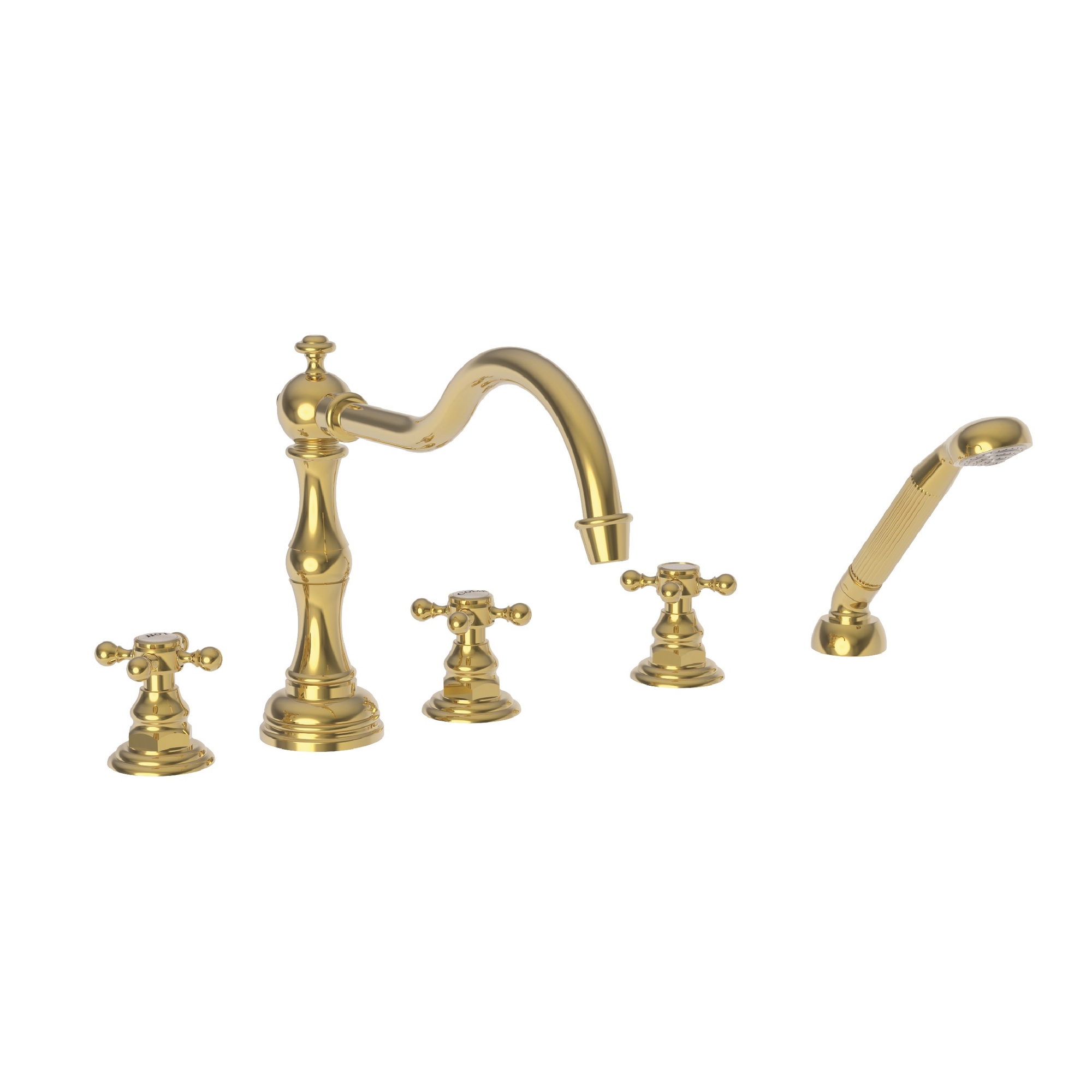 Newport Brass Chesterfield® Roman Tub Faucet with Hand Shower