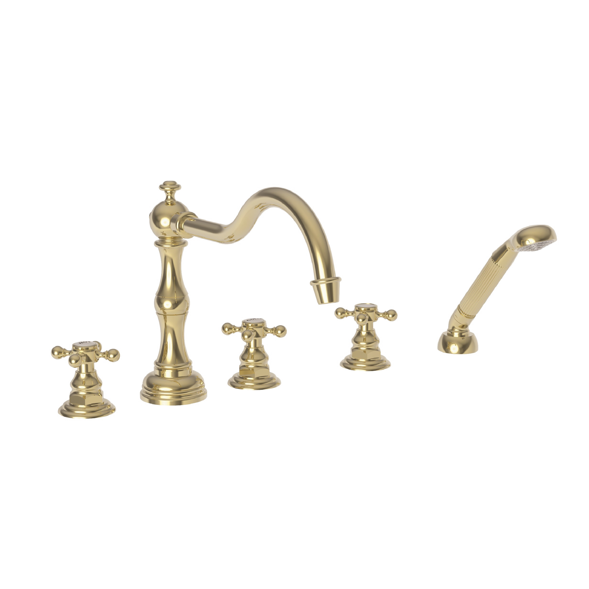 Newport Brass Chesterfield® Roman Tub Faucet with Hand Shower