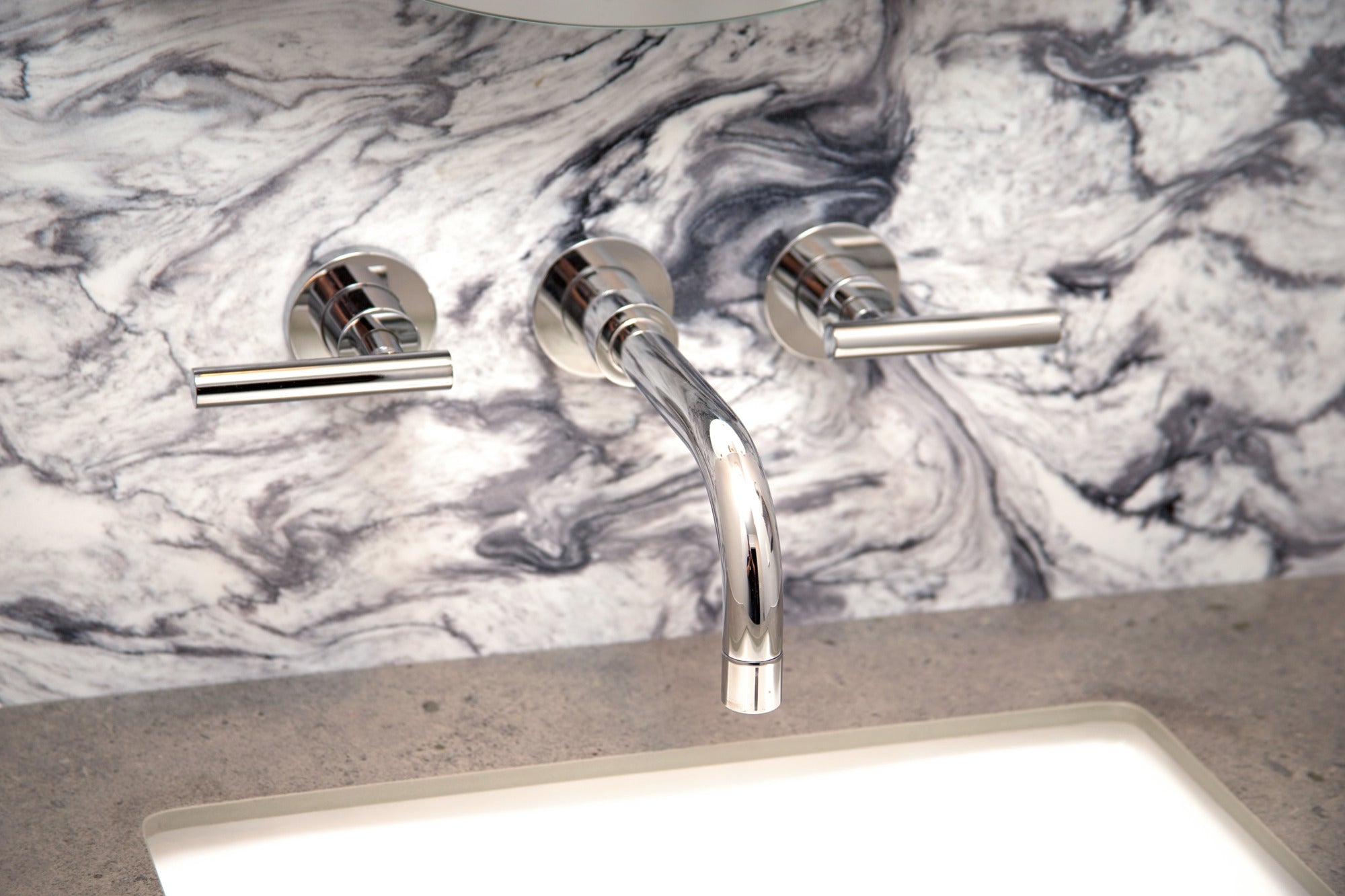 Newport Brass East Linear® Wall Mount Lavatory Faucet