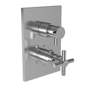 Newport Brass East Linear® 1/2" Square Thermostatic Trim Plate with Handle