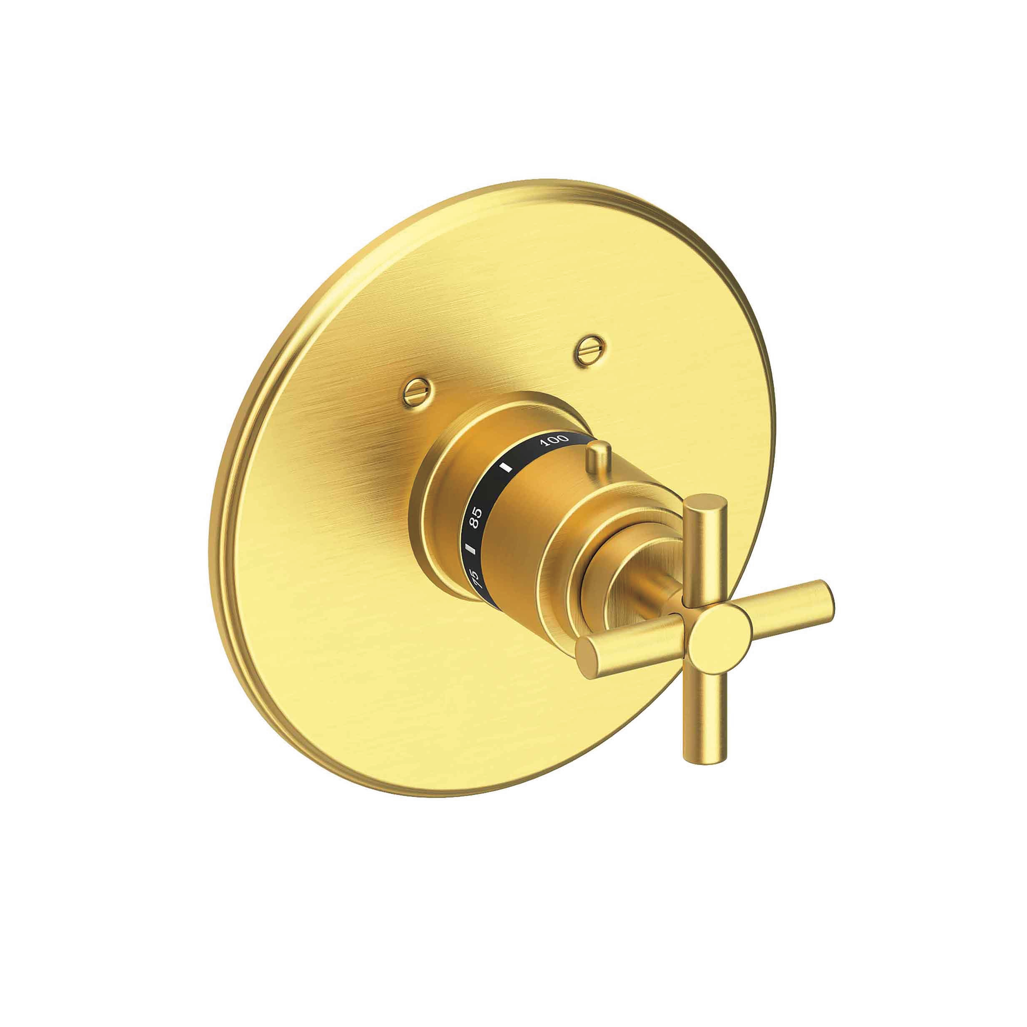 Newport Brass East Linear® 3/4" Round Thermostatic Trim Plate with Handle
