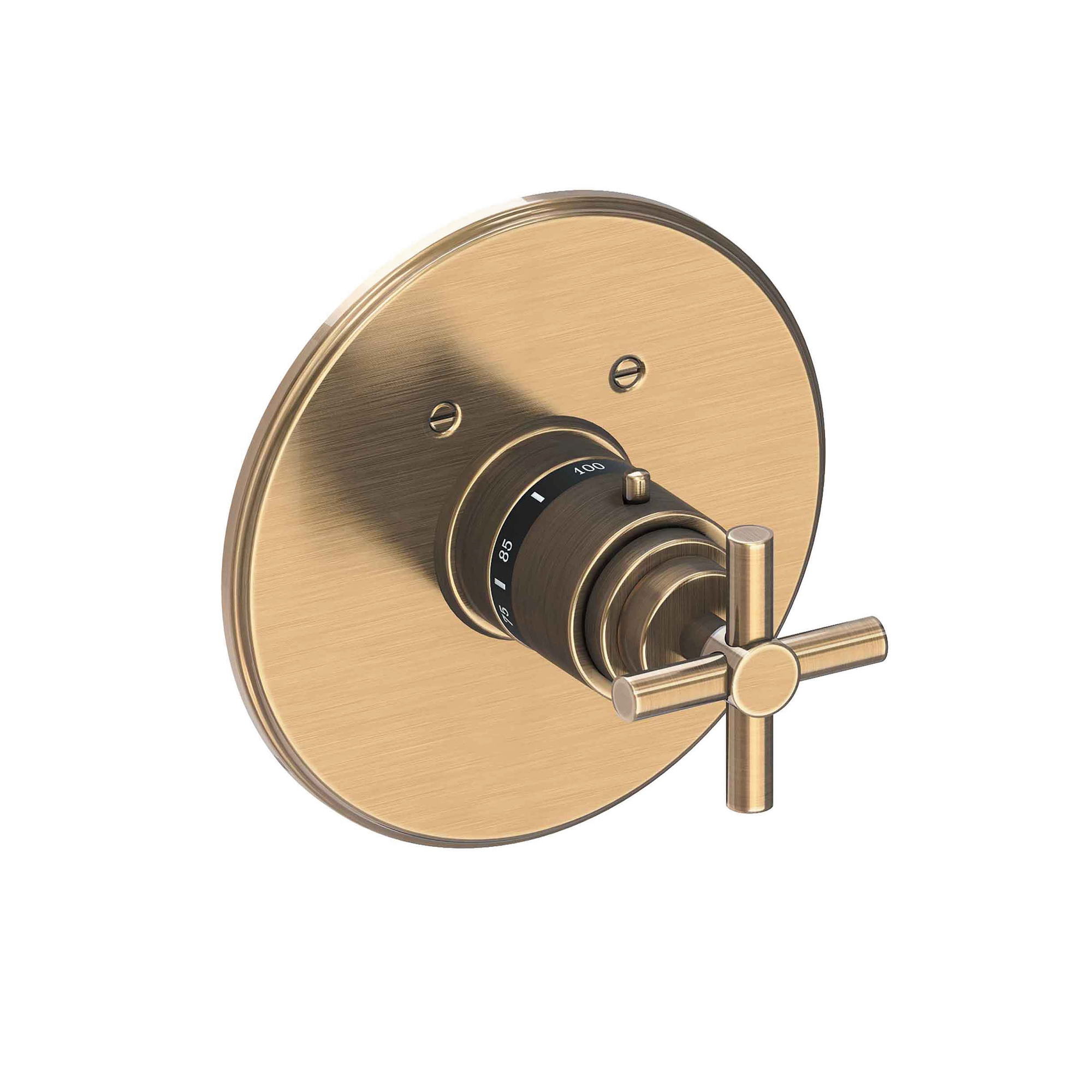 Newport Brass East Linear® 3/4" Round Thermostatic Trim Plate with Handle