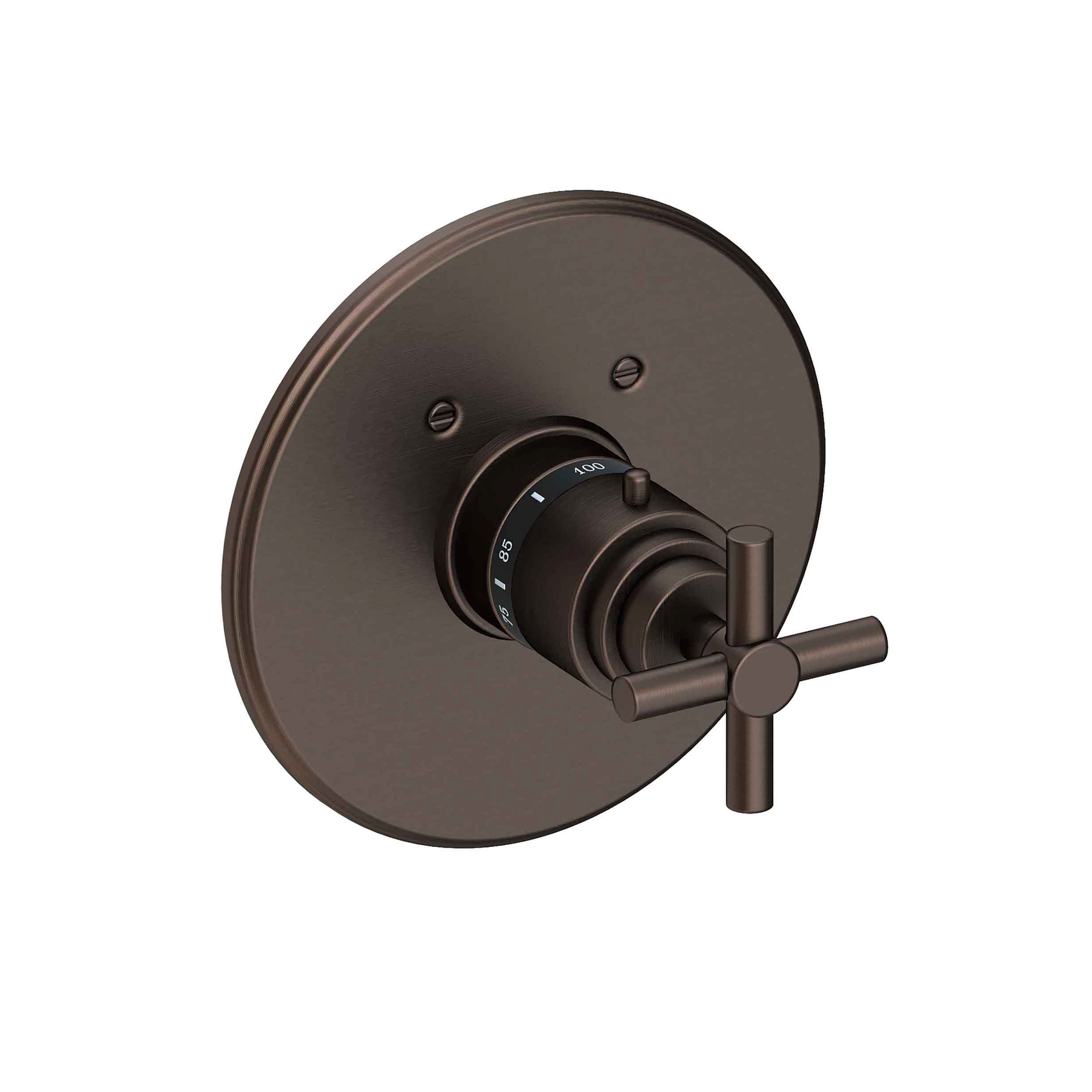 Newport Brass East Linear® 3/4" Round Thermostatic Trim Plate with Handle