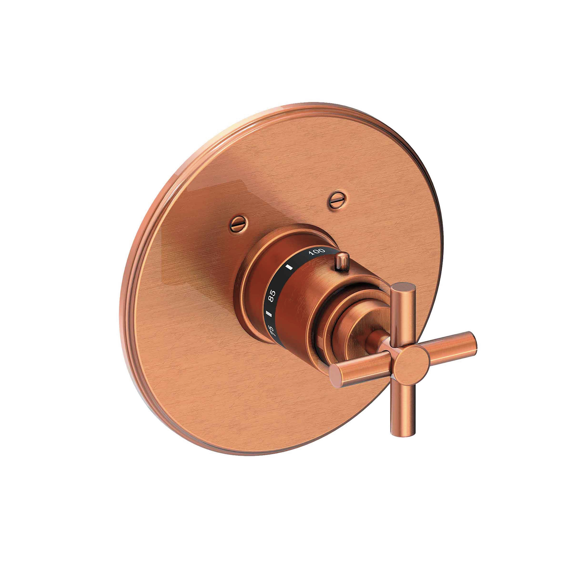 Newport Brass East Linear® 3/4" Round Thermostatic Trim Plate with Handle
