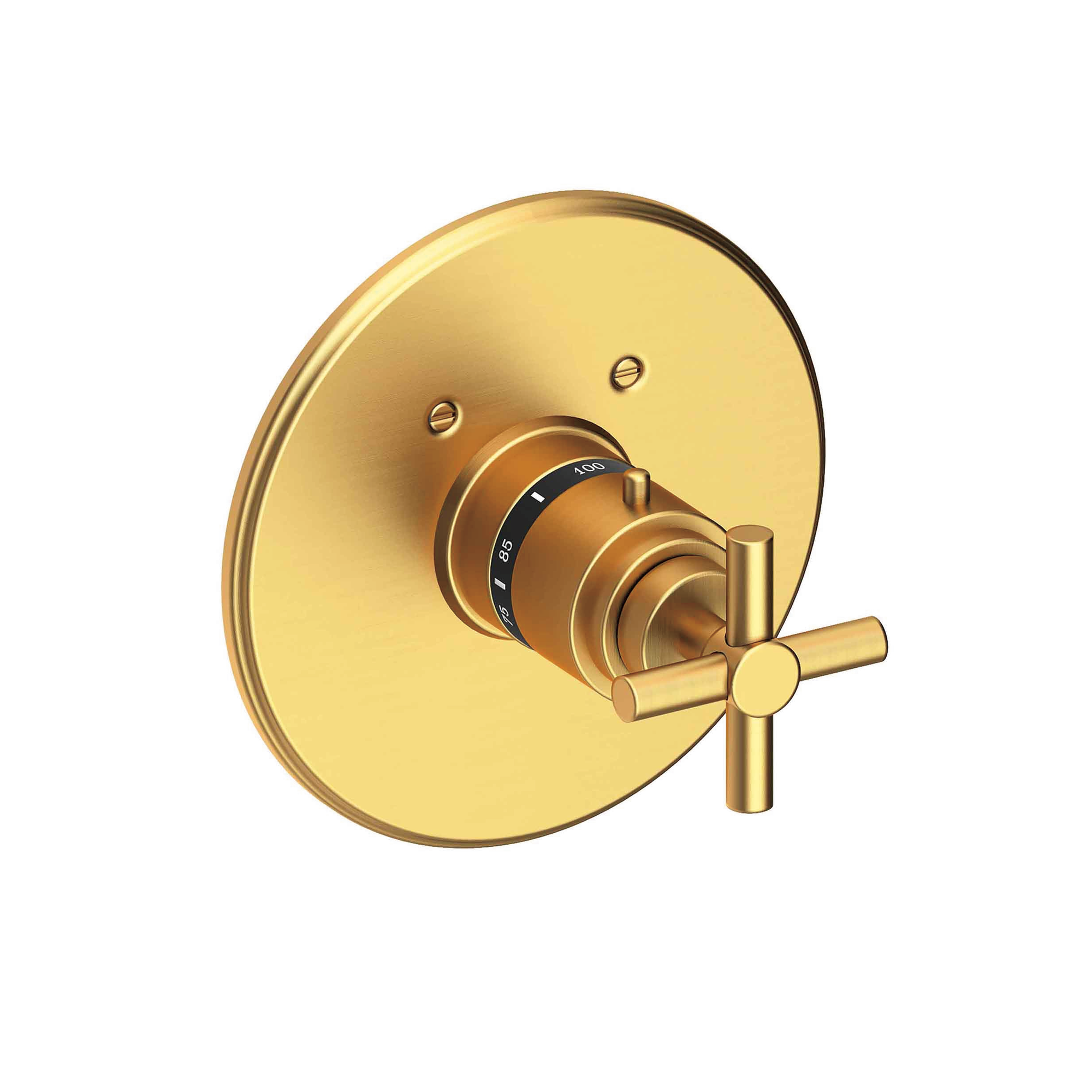 Newport Brass East Linear® 3/4" Round Thermostatic Trim Plate with Handle