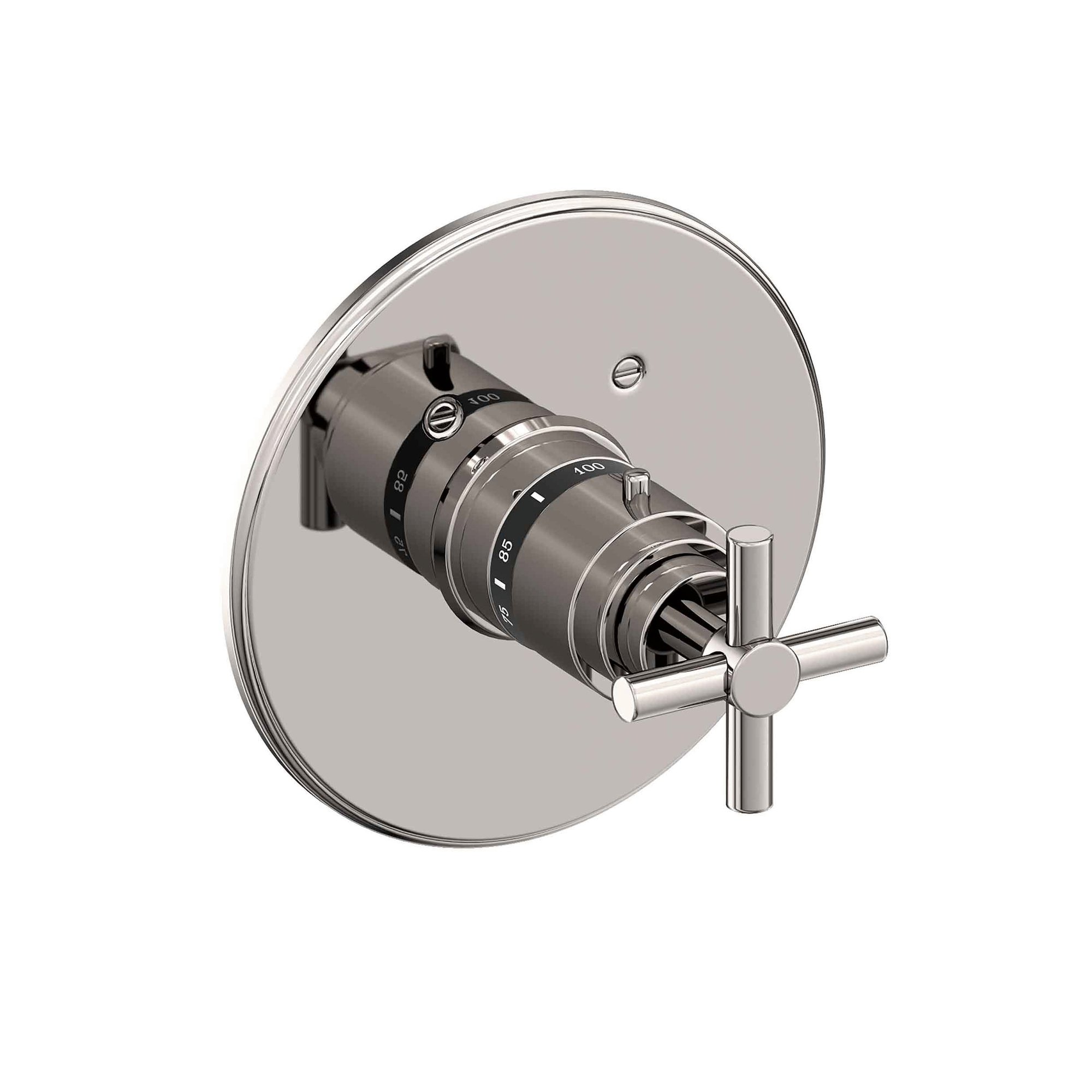 Newport Brass East Linear® 3/4" Round Thermostatic Trim Plate with Handle