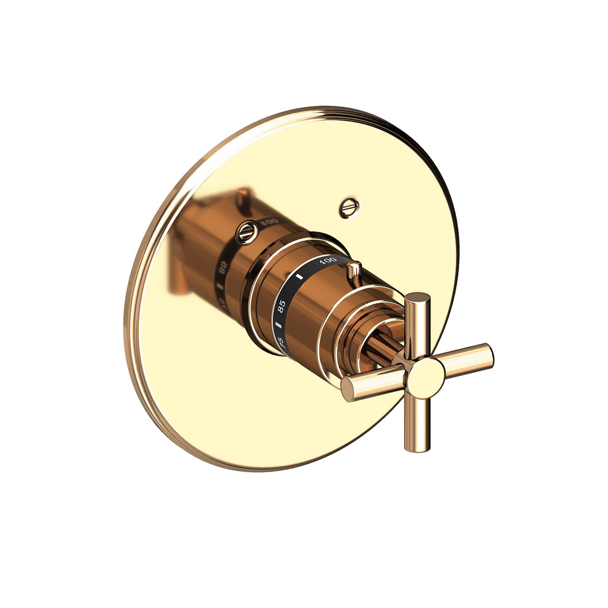 Newport Brass East Linear® 3/4" Round Thermostatic Trim Plate with Handle