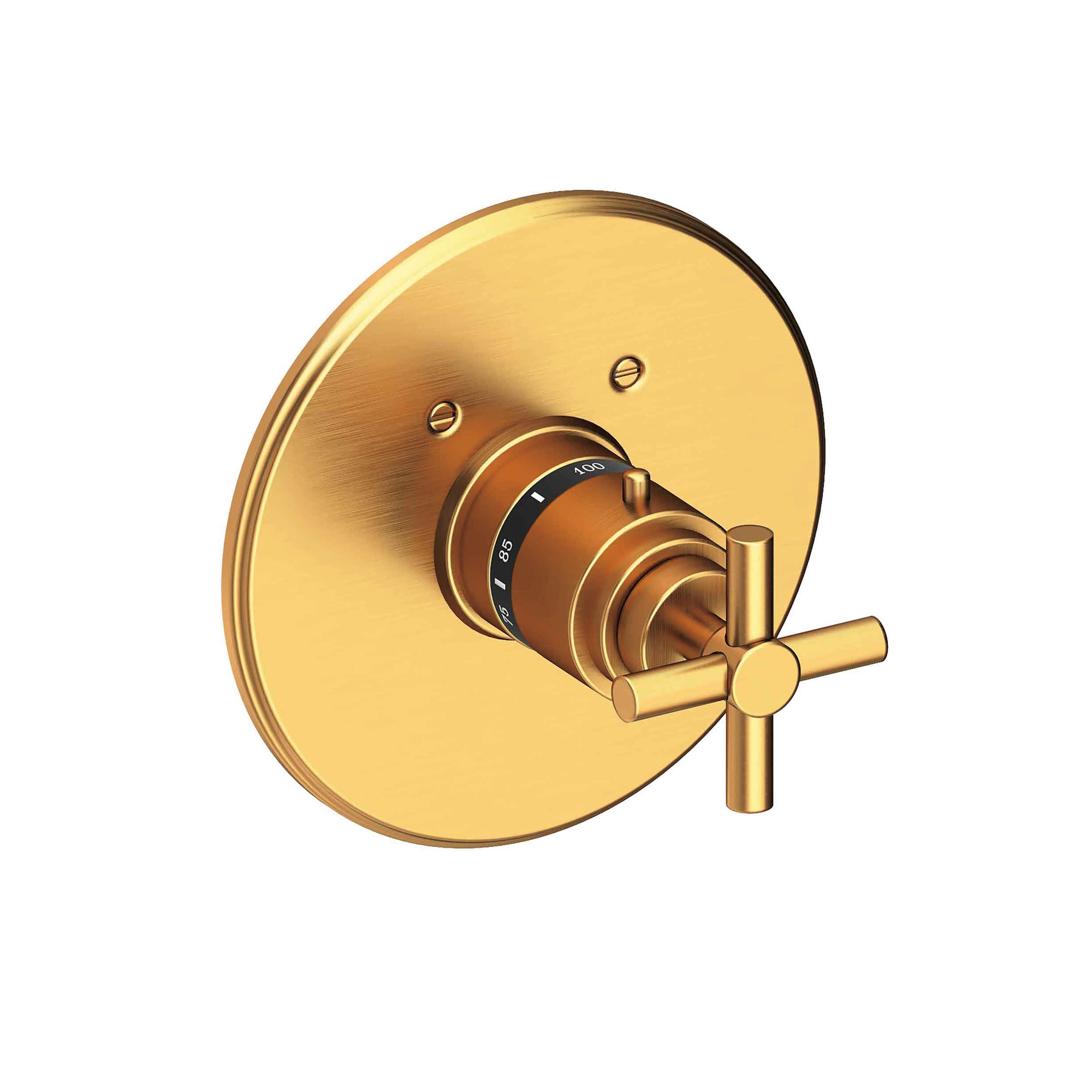 Newport Brass East Linear® 3/4" Round Thermostatic Trim Plate with Handle