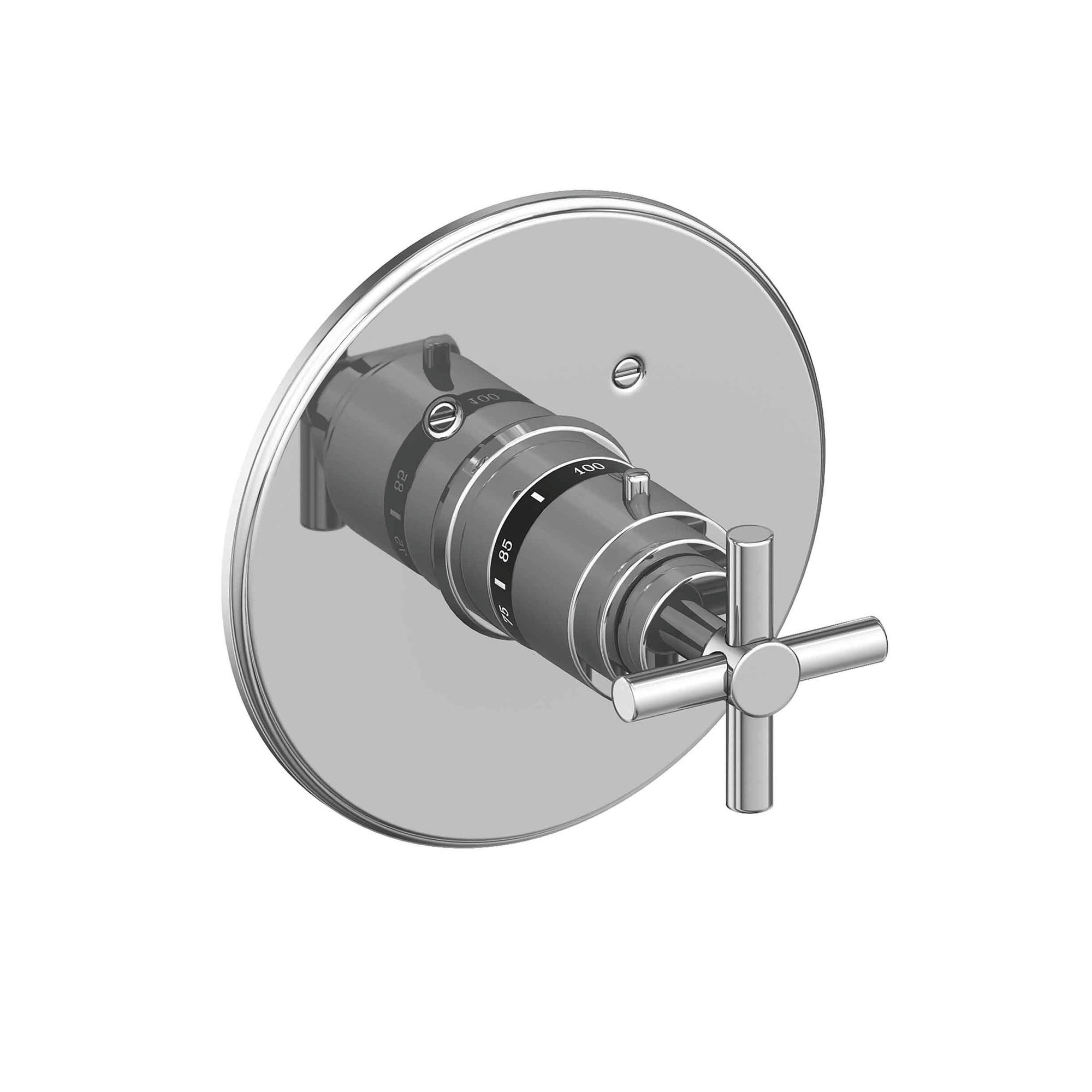 Newport Brass East Linear® 3/4" Round Thermostatic Trim Plate with Handle