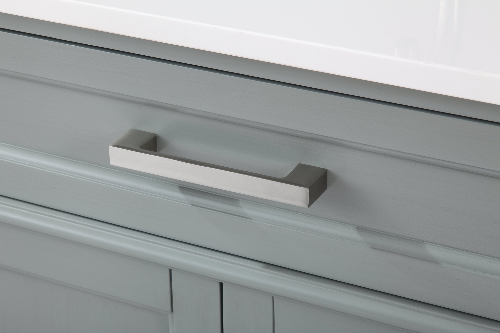 Chans Furniture QT-1808-V30CK 30 Inch Durand Modern Gray Bathroom Sink Vanity with Stone Counter Top