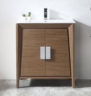 Chans Furniture CL-22WV30-ZI 30" Tennant Brand Larvotto Light Wheat Contemporary Bathroom Vanity