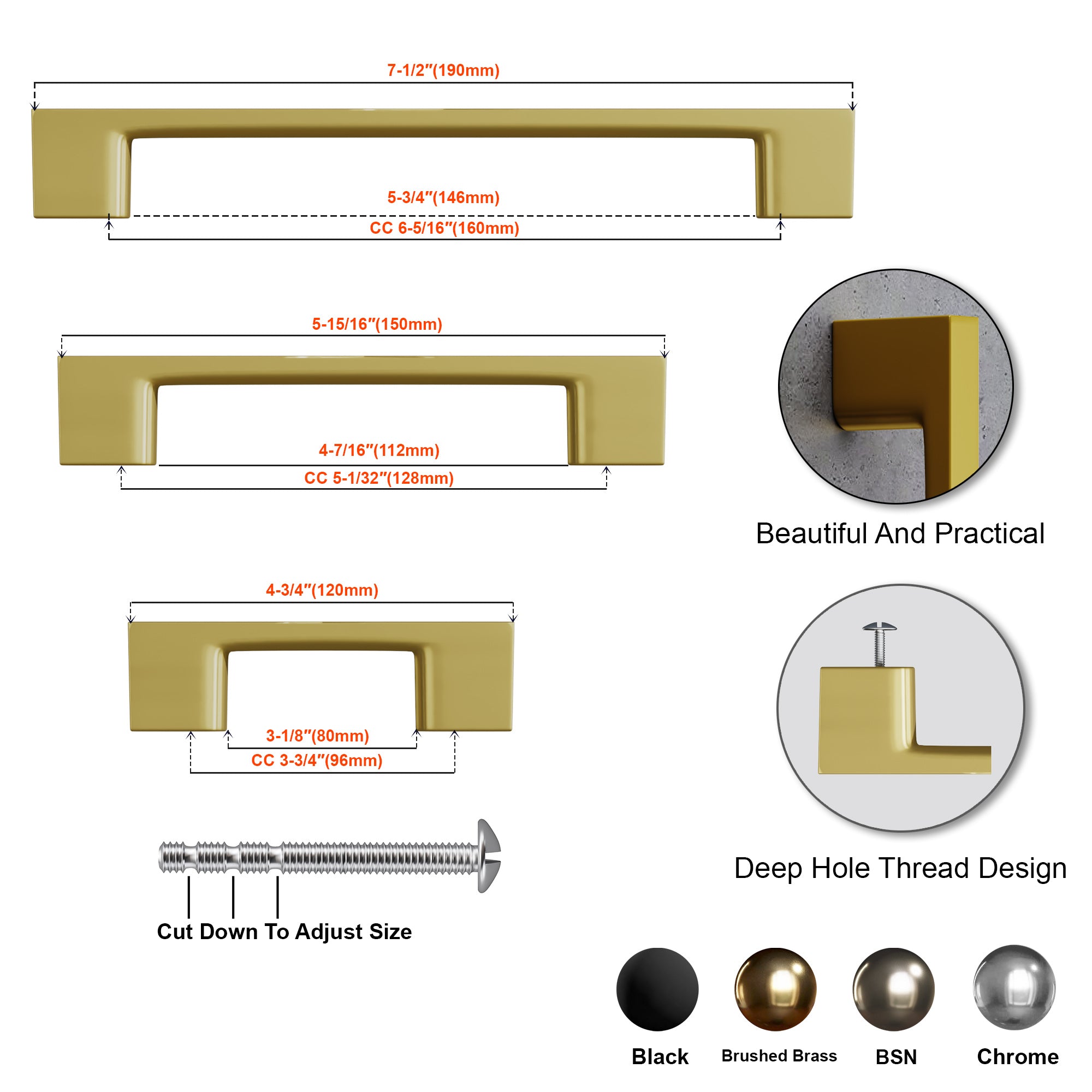 Handle 3008 096