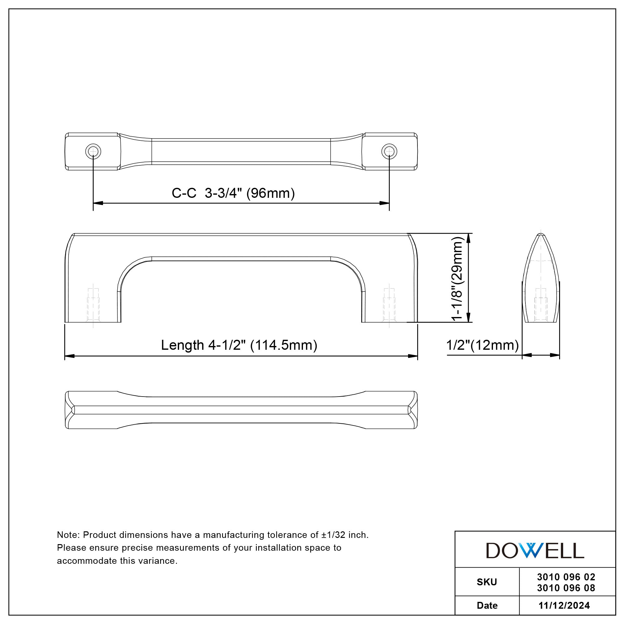 Handle 3010 096