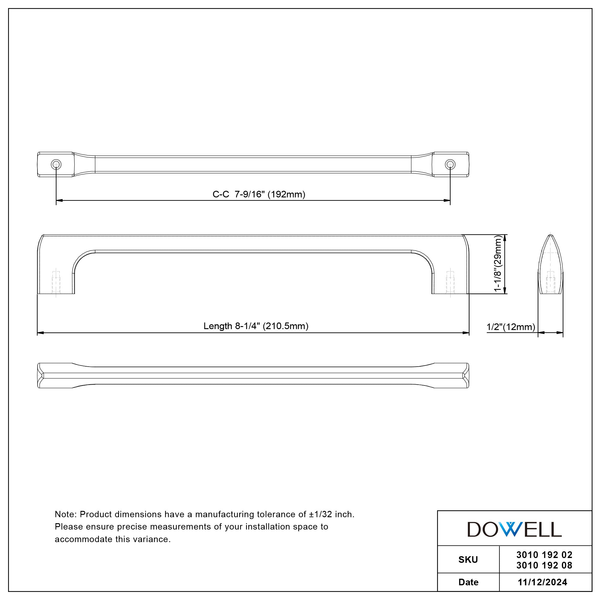 Handle 3010 192
